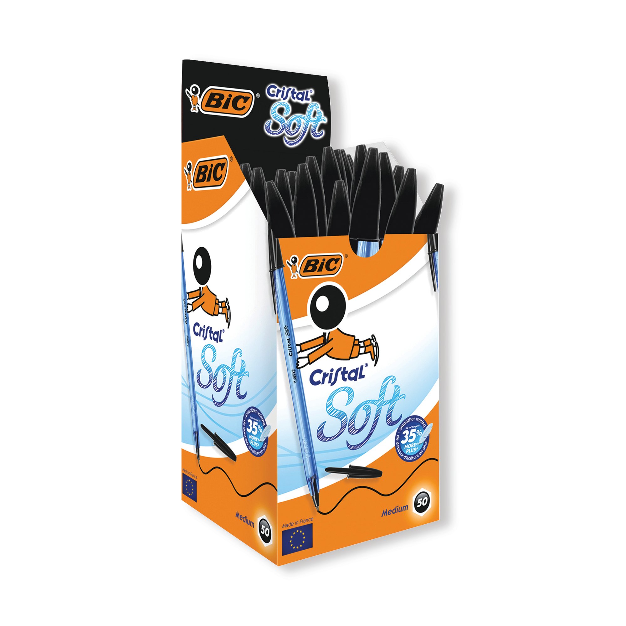 BIC CRISTL S/BAL PNT BLK 918518 PK50