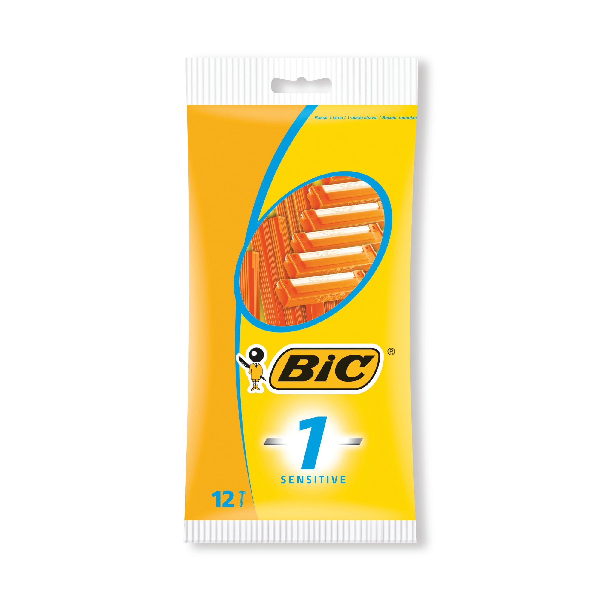 BIC 1 DISPOSABLE RAZOR SENS PK12