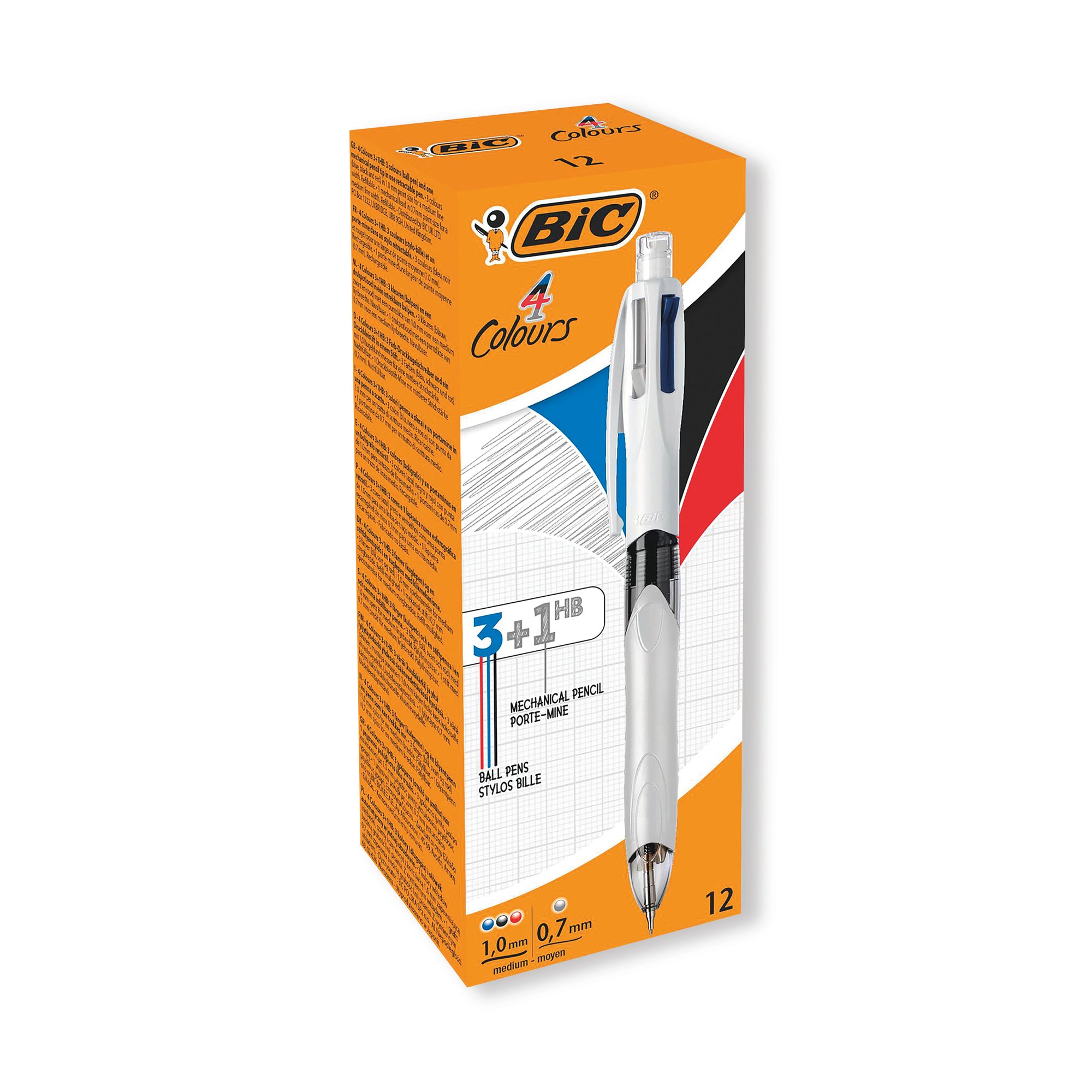 BIC 4 COLOURS MECHANICAL PENCIL PK12