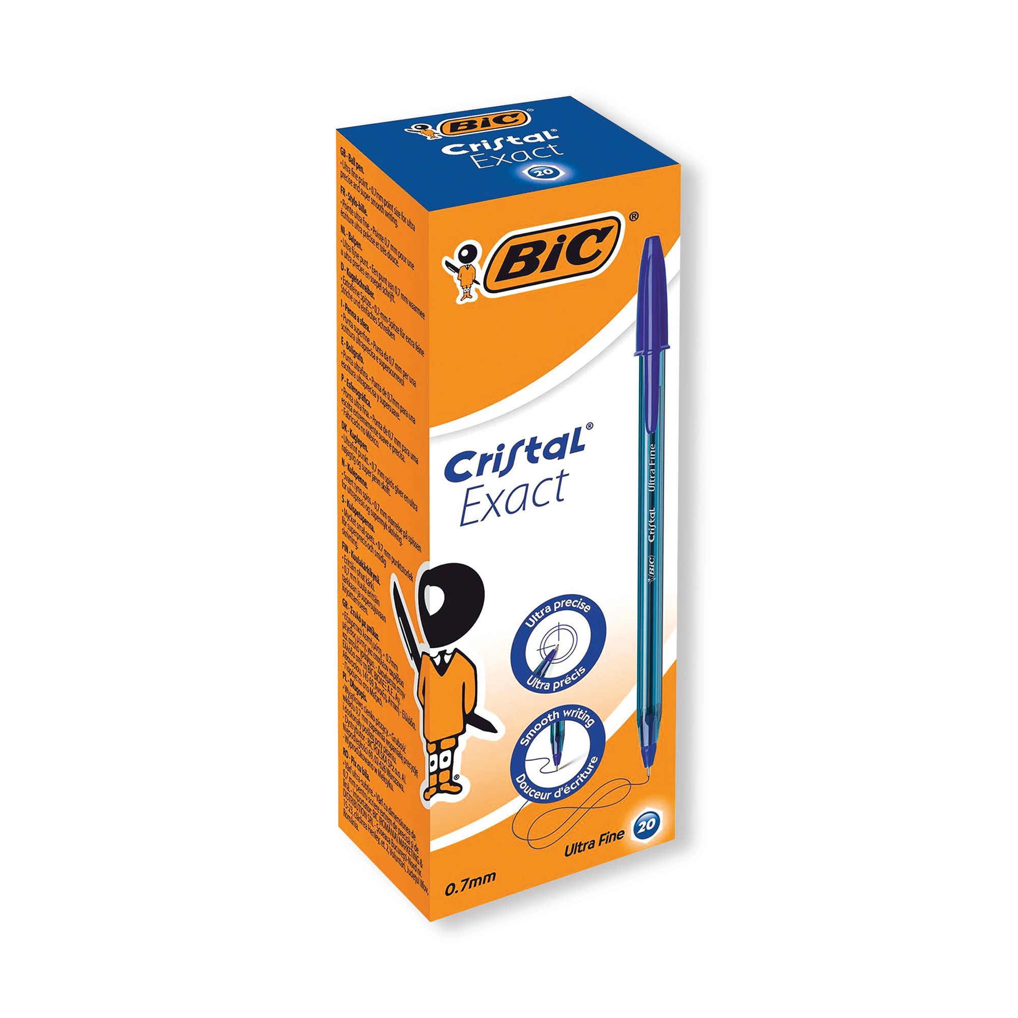 BIC CRISTAL BP U/FINE BLUE PK20
