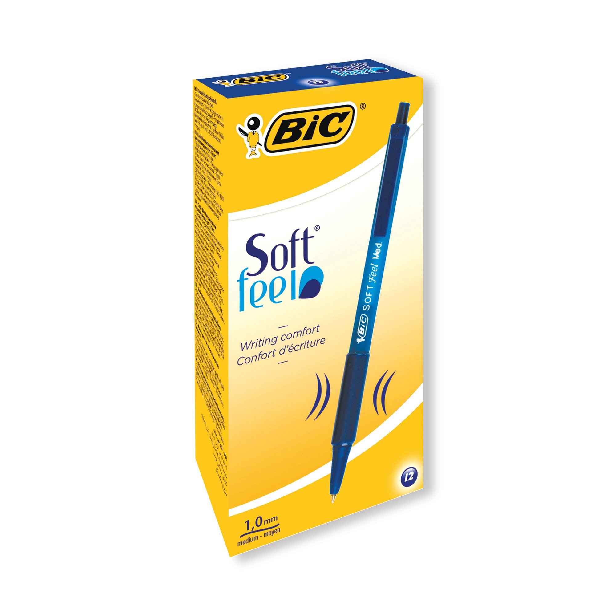 BIC CLICK RETRACT BALL PEN BLU PK12