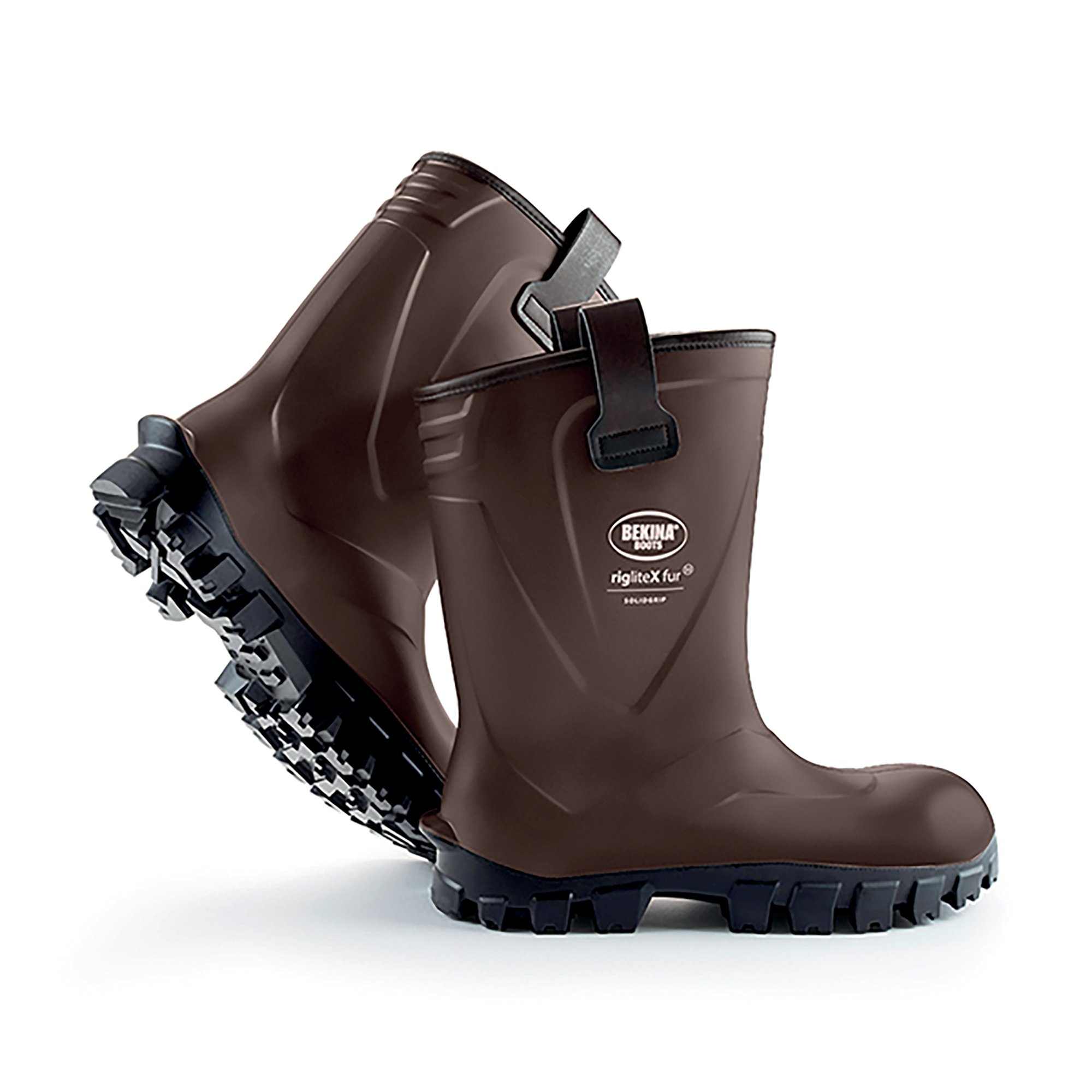 RIGLITEX FUR BOOTS 1PR BROWN 10.5 11