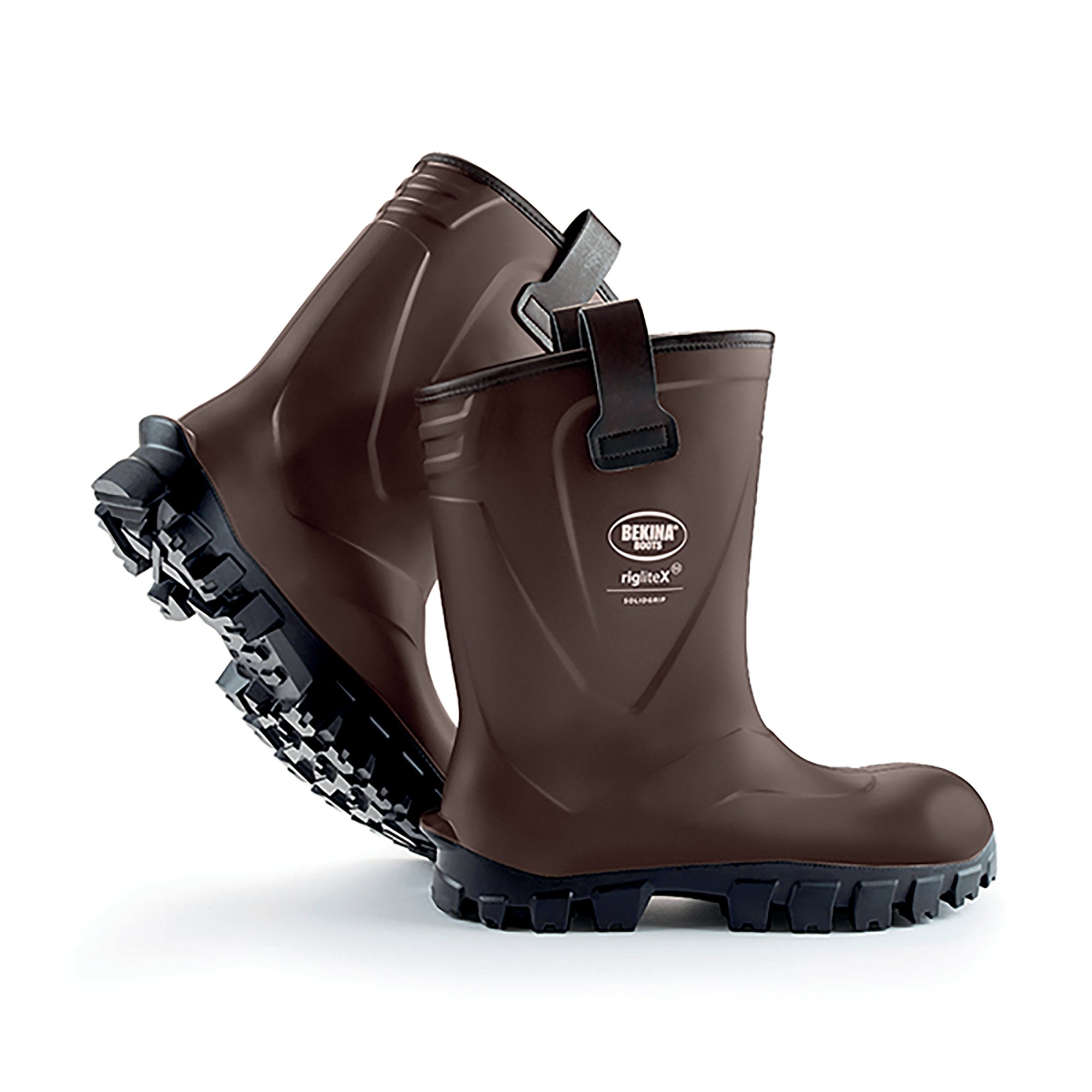 RIGLITEX SOLIDGRIP BOOTS 1PR BRN 11