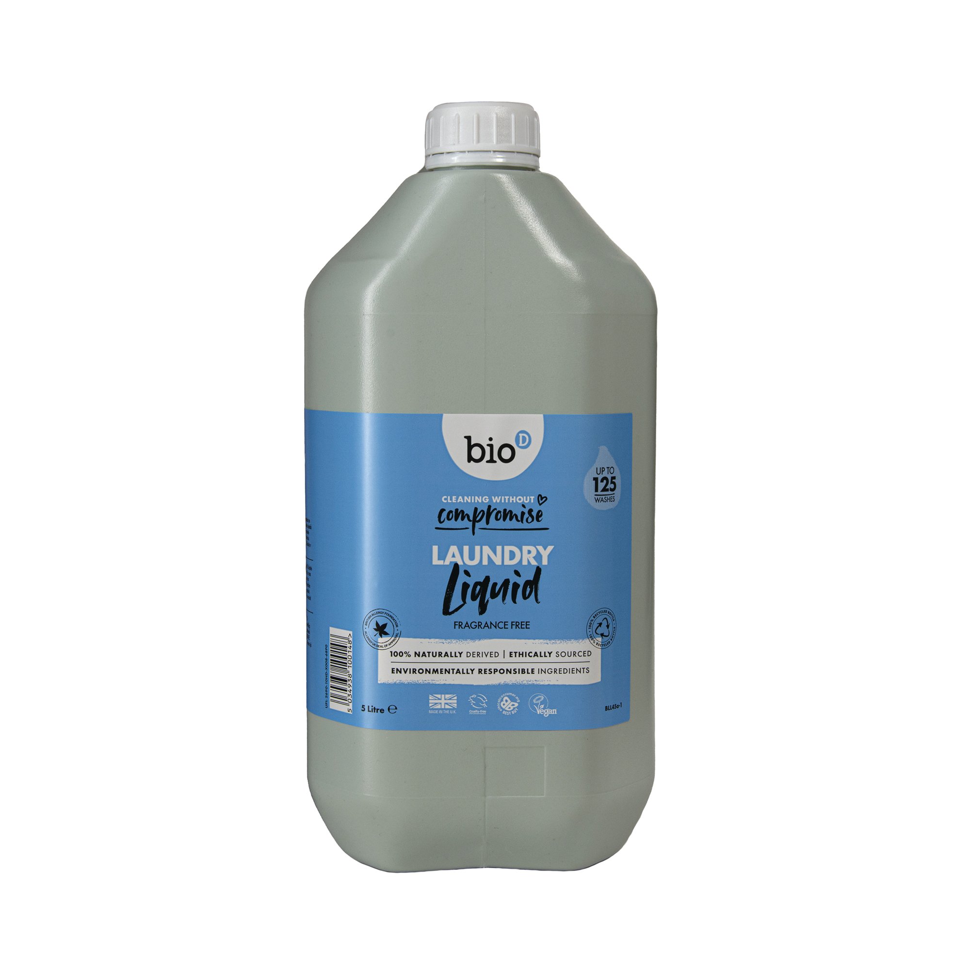 BIOD FRAGRANCE FREE LAUNDRY LIQ 5L