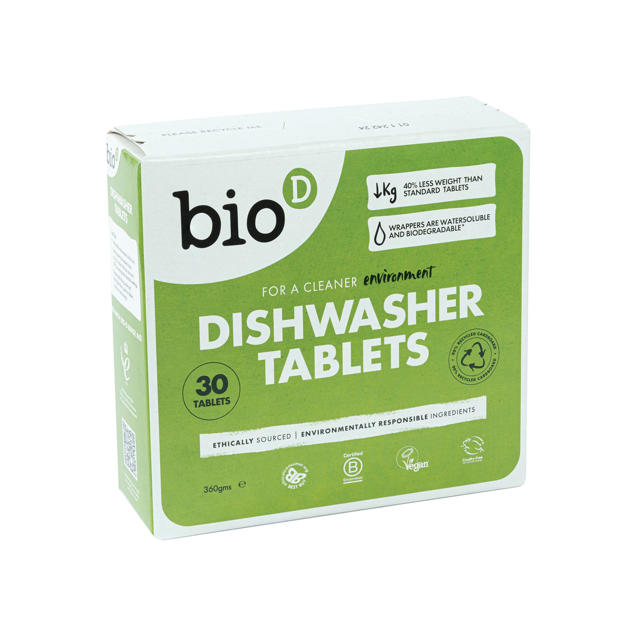 BIOD DISHWASHER TABLETS 30 TABLETS