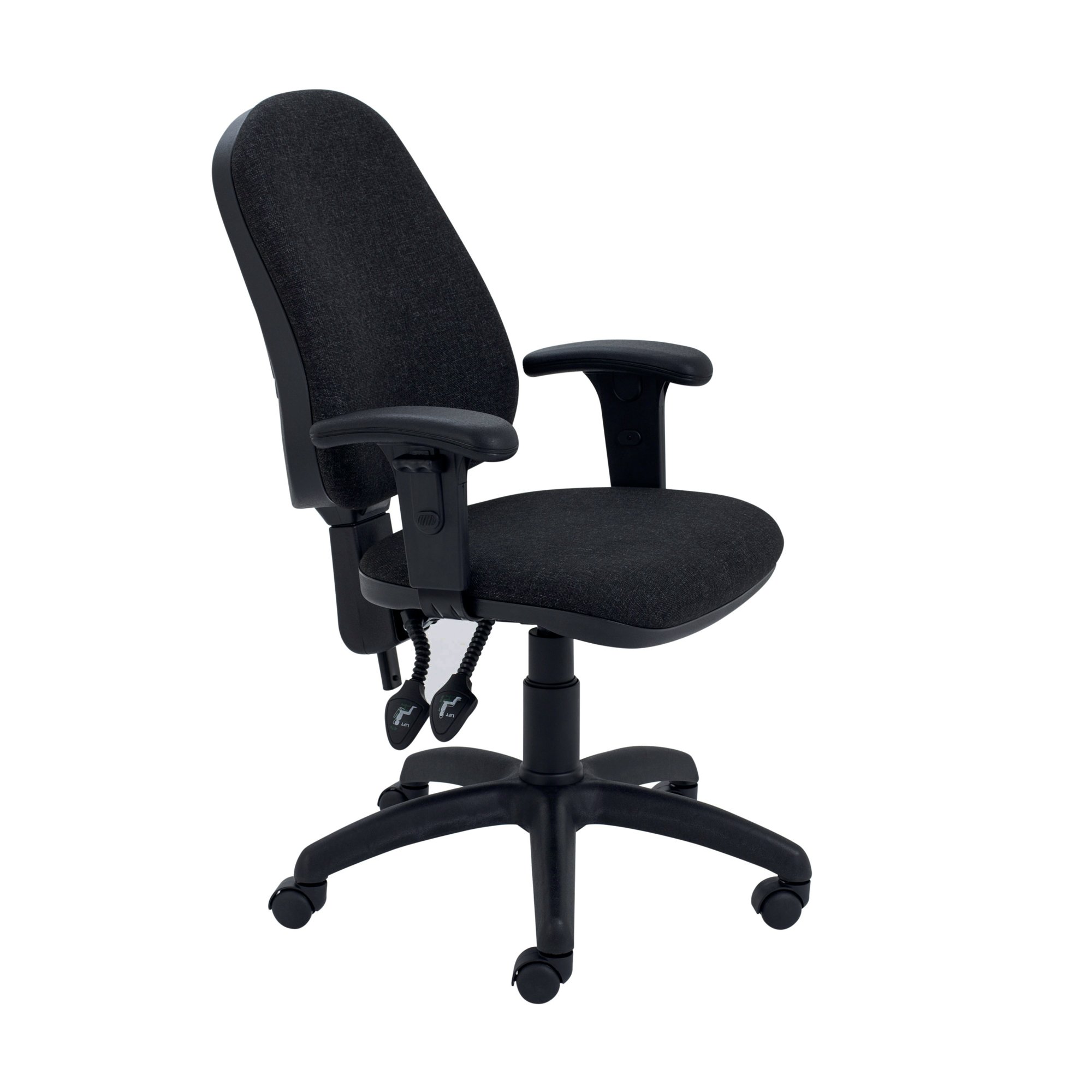 LUMO OPTR CHAIR ADJ ARMS BLACK