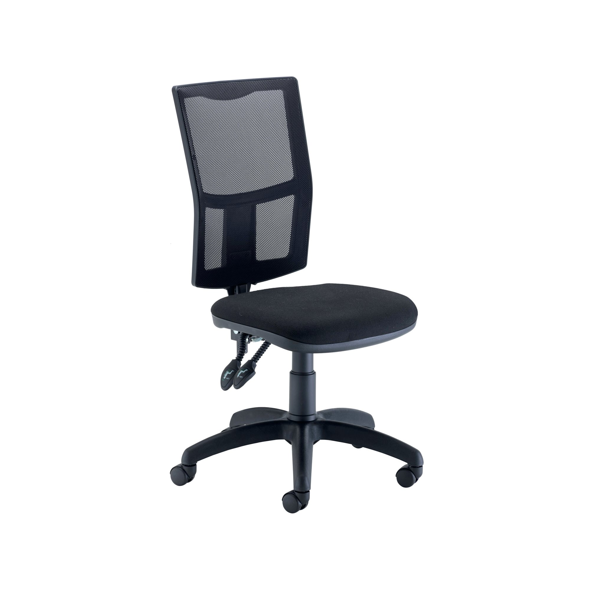 5 STAR LUMO MESH CHAIR NO ARMS BLACK