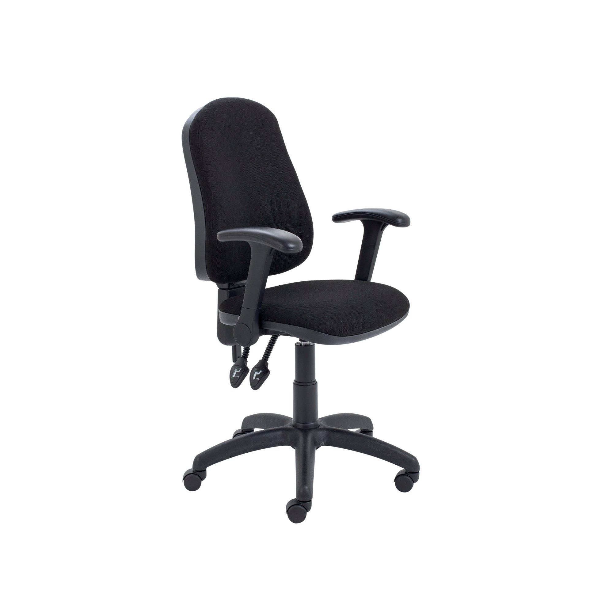 LUMO HBK OPTR CHAIR FDNG ARMS BLK
