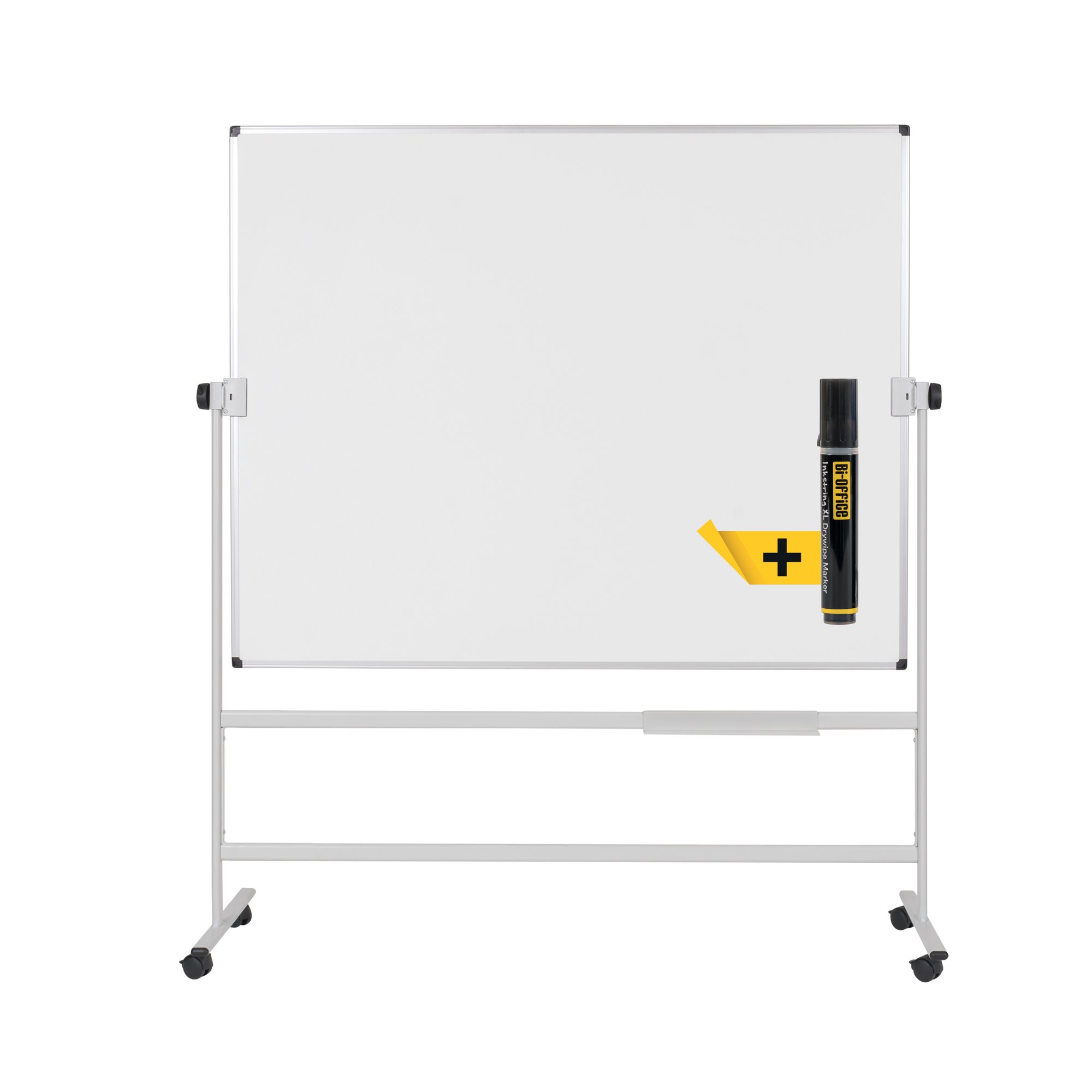 REVOLVING WHITEBOARD ENAMEL 150X120