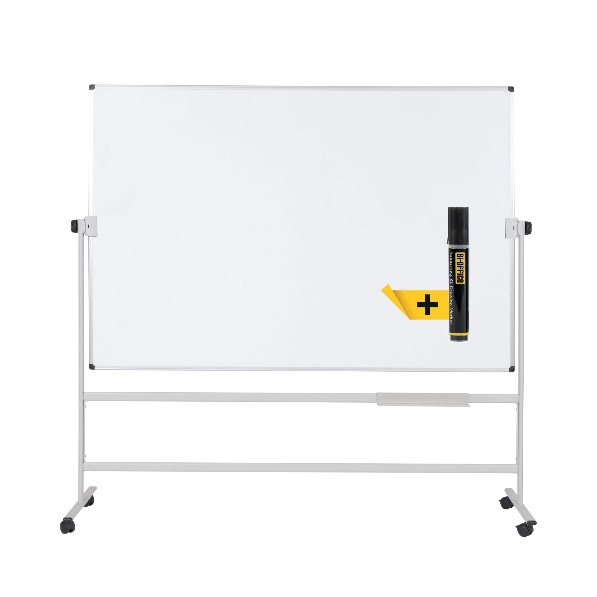 REVOLVING WHITEBOARD STEEL 180X120CM