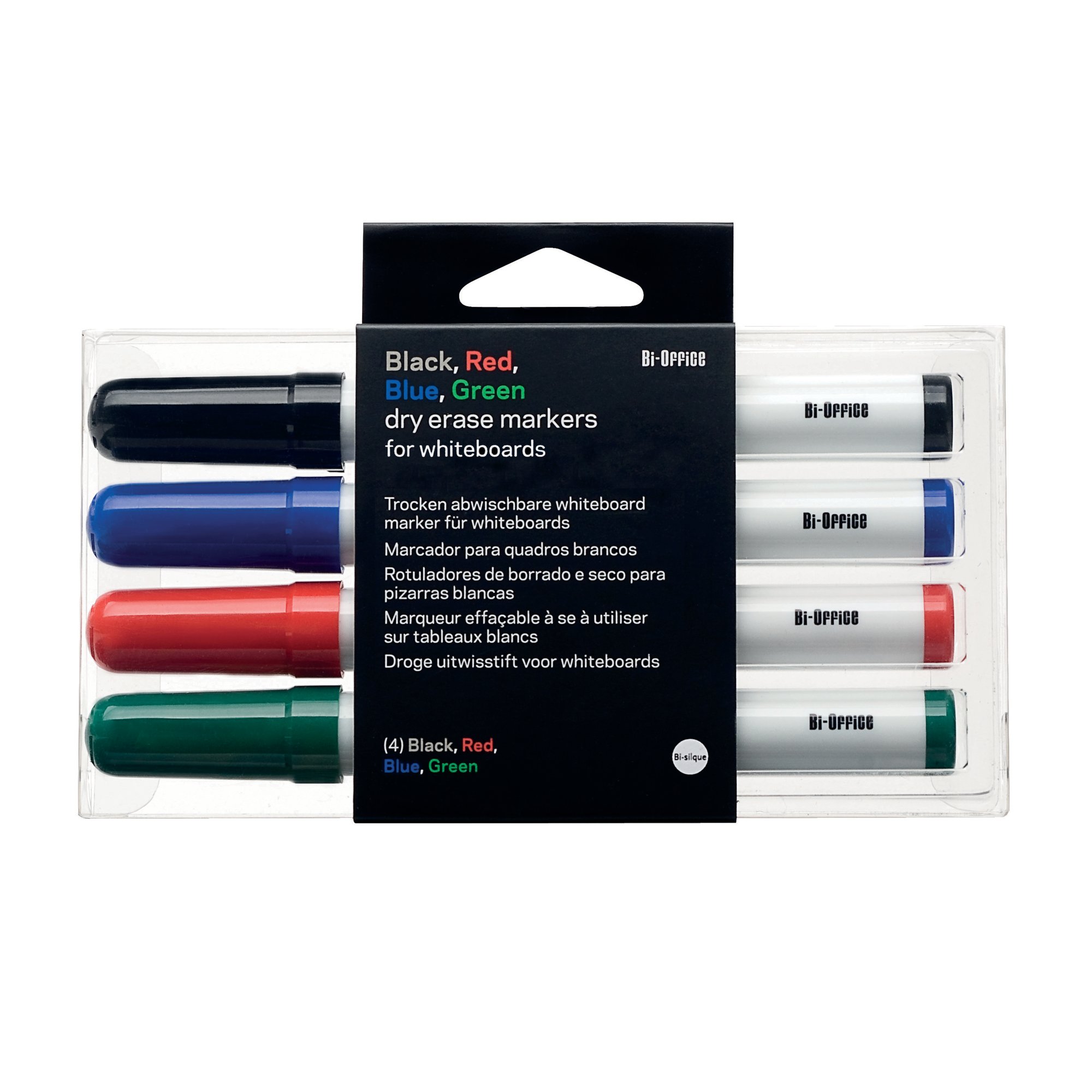 DRYWIPE MARKERS ASSORTED COLOURS PK4
