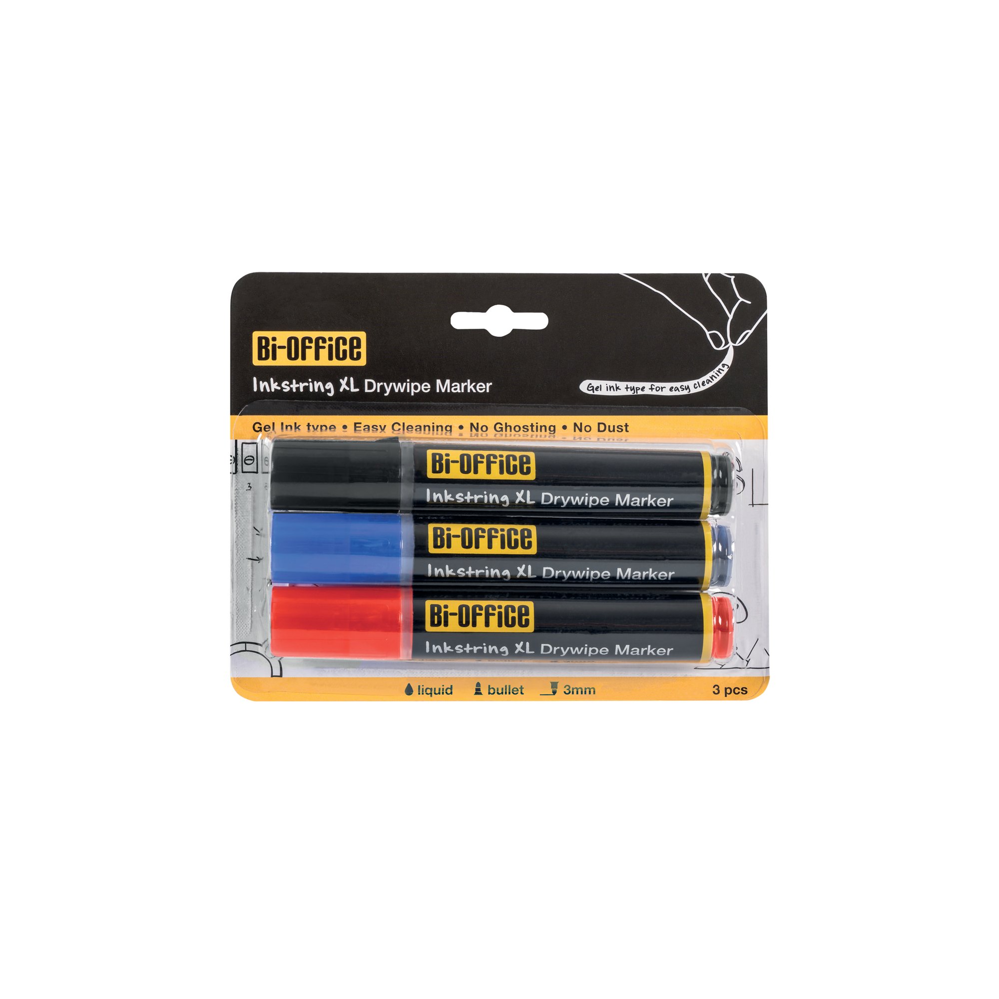INKSTRING XL MARKER ASSORTED PK3