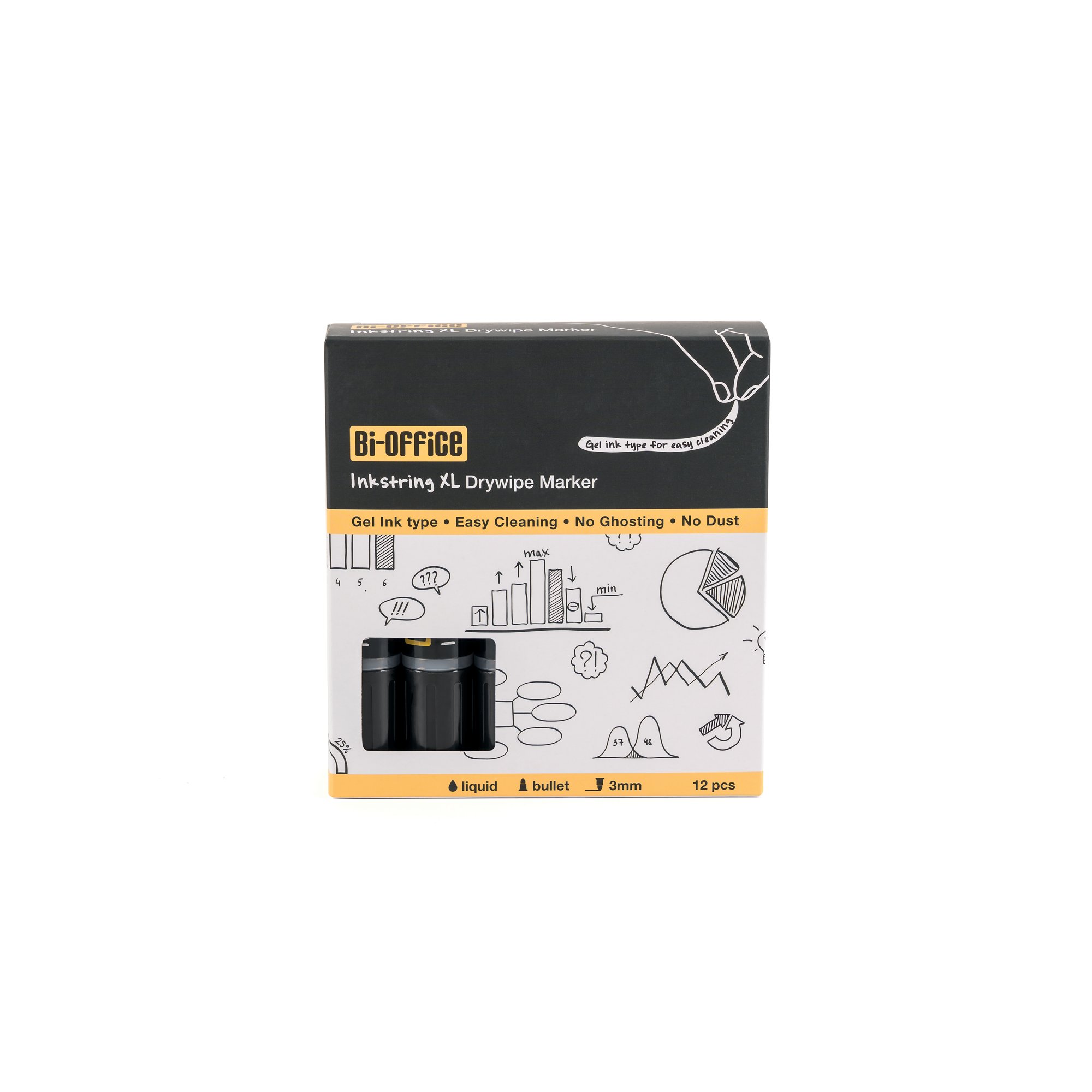 INKSTRING XL DWIP MARKER BLACK PK12
