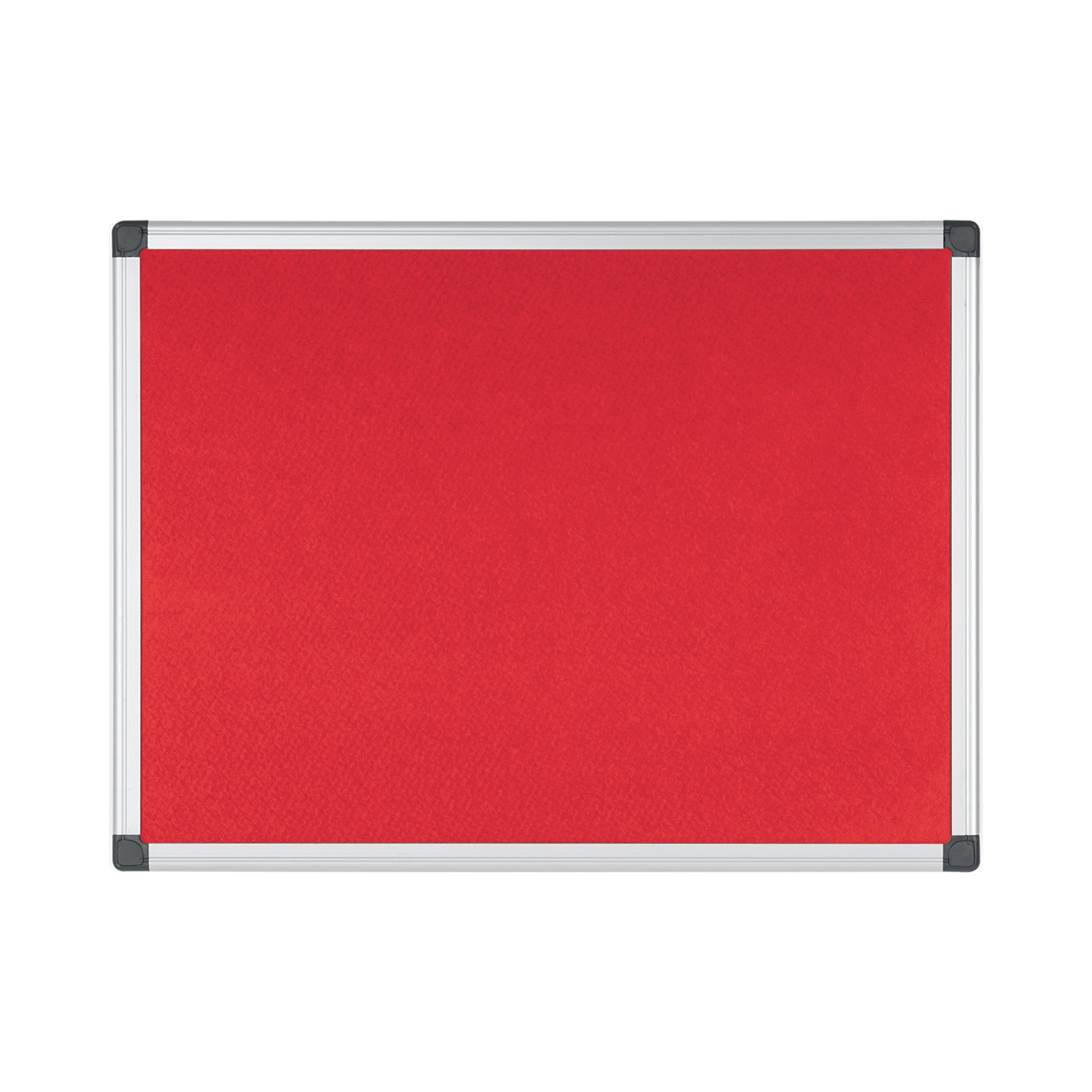 BI-OFFICE NOTICEBOARD 60X45CM RED