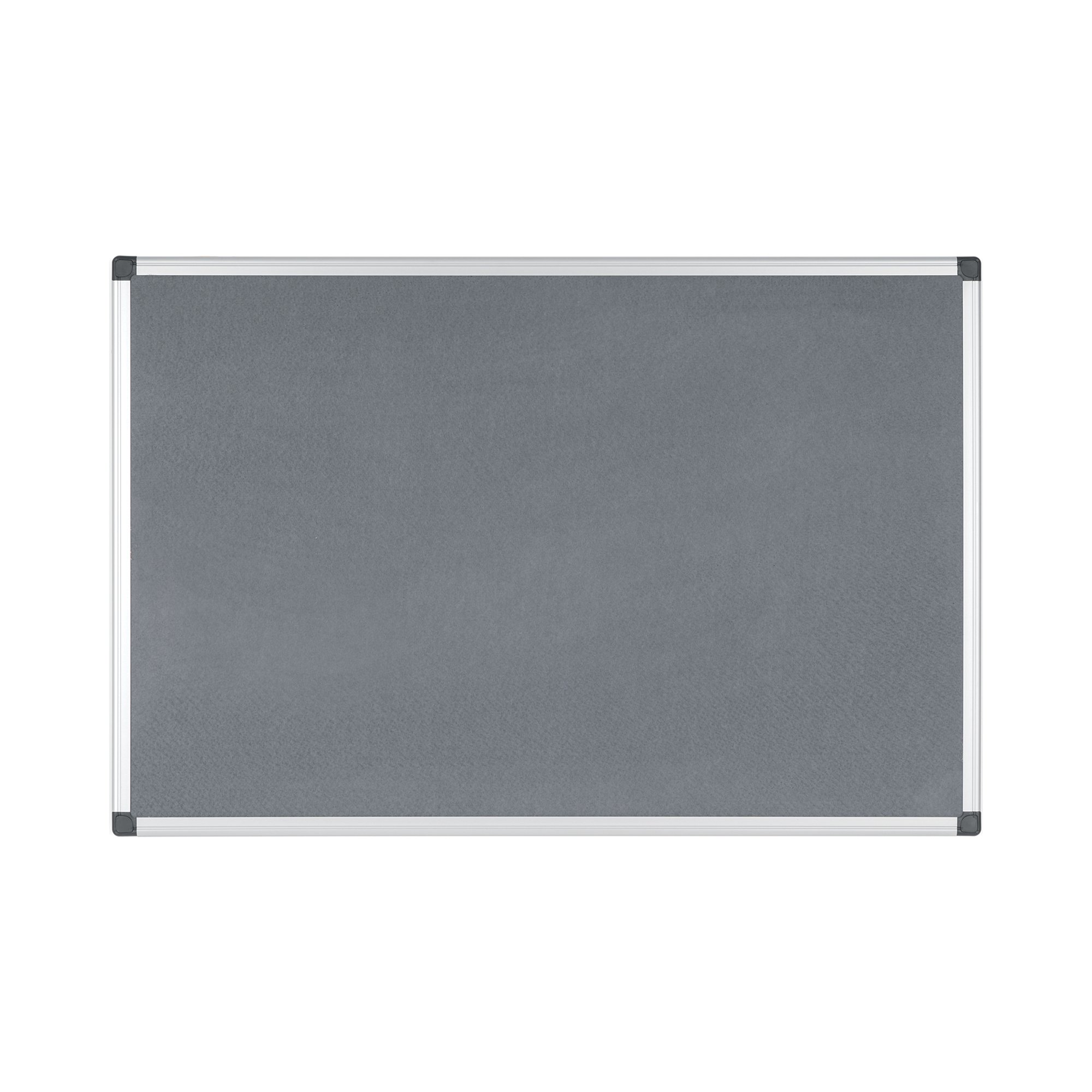 BI-OFFICE NOTICEBOARD 240X120CM GREY