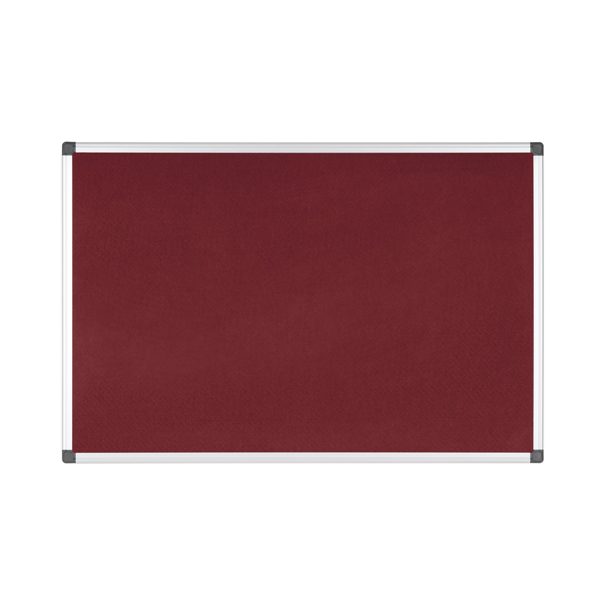 NOTICEBOARD 600X900MM BURGUNDY
