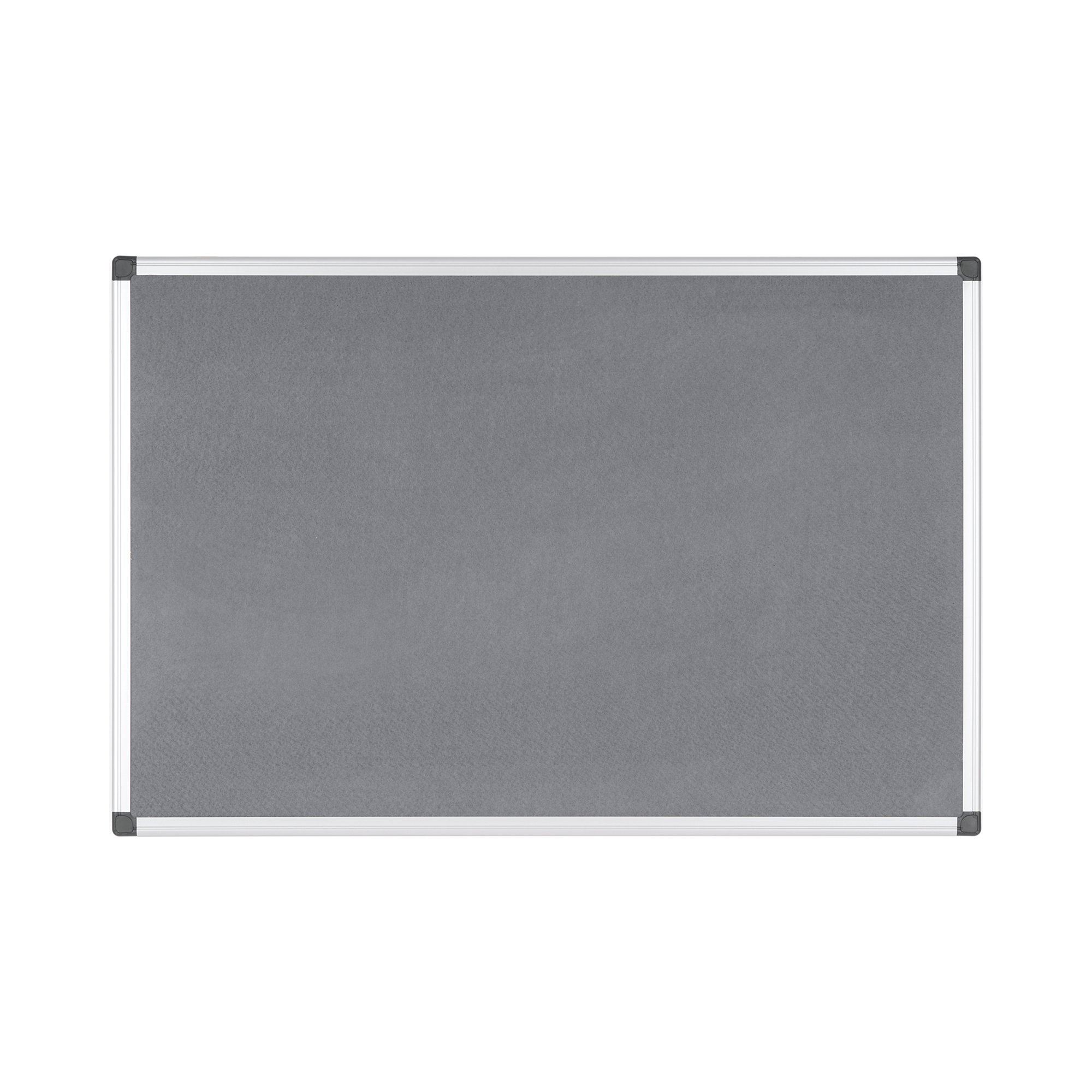 GREY FELT NBOARD 60X90CM ALU FRAME