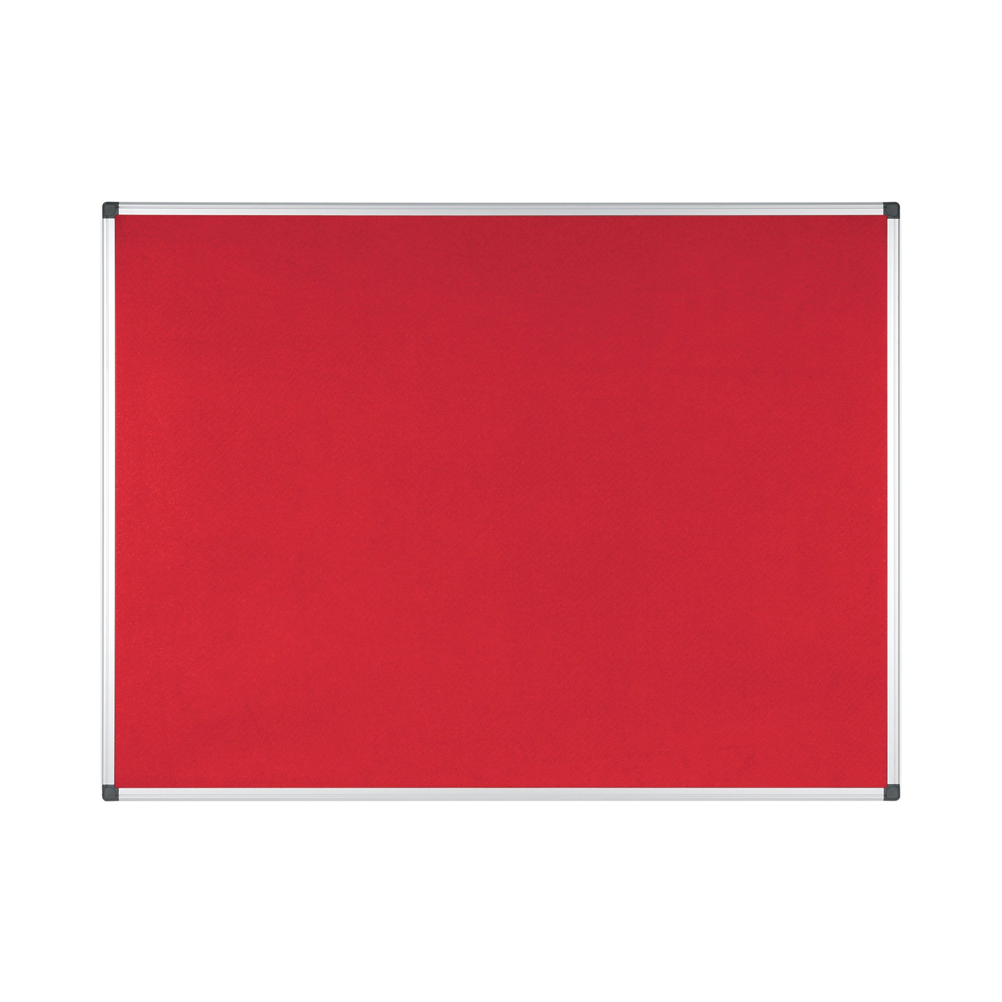 BI-OFFICE NOTICEBRD 1200X900 RED/ALU