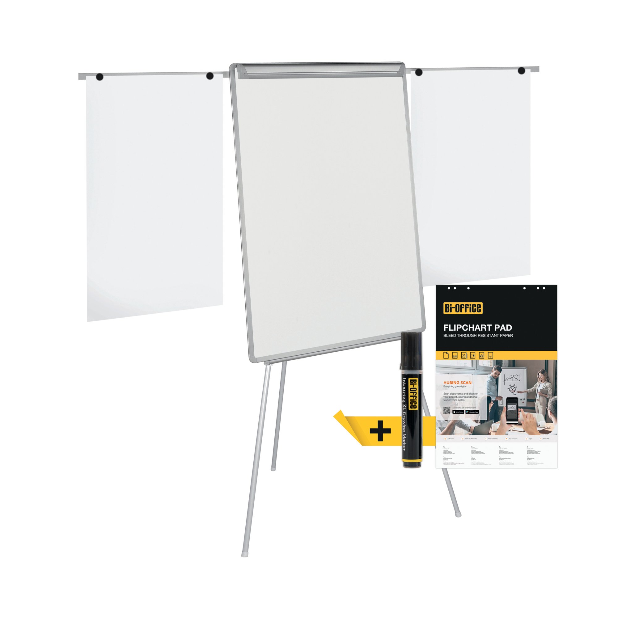 BI-OFFICE DESIGN TRIPOD EASEL A1 WHT