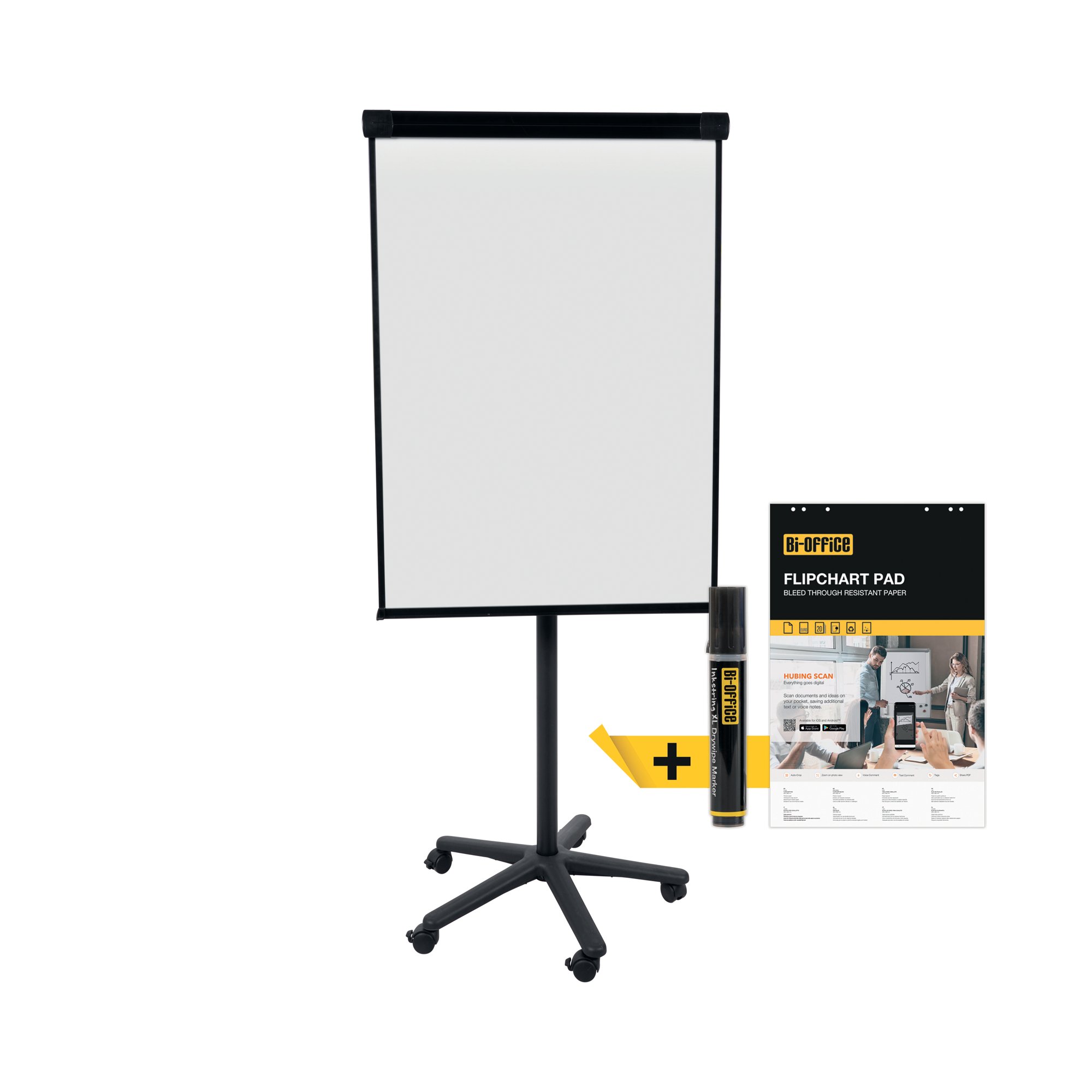 CLASSIC MAGN EASEL BLACK 70X100CM