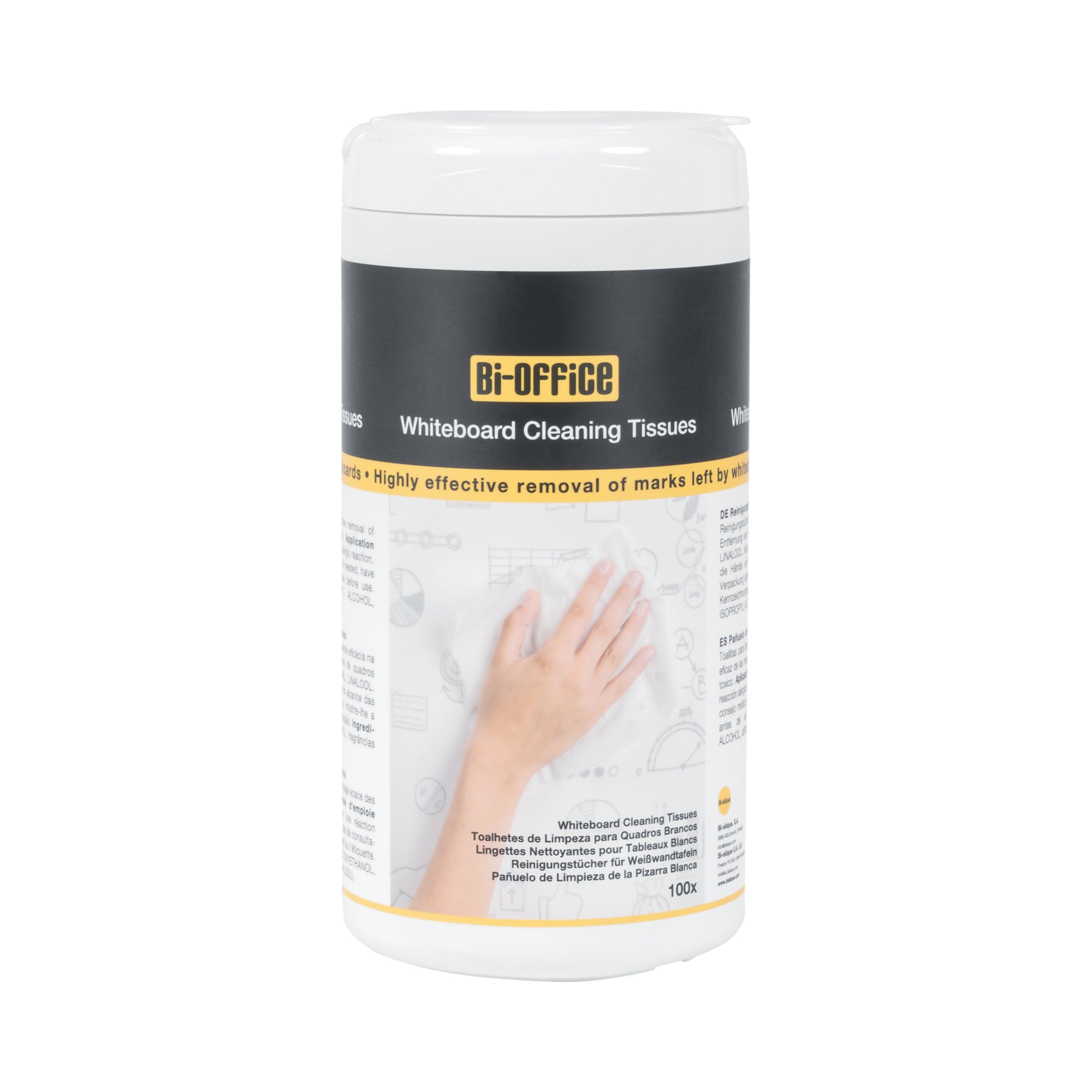 WHITEBOARD CLEANING WET WIPES PK100