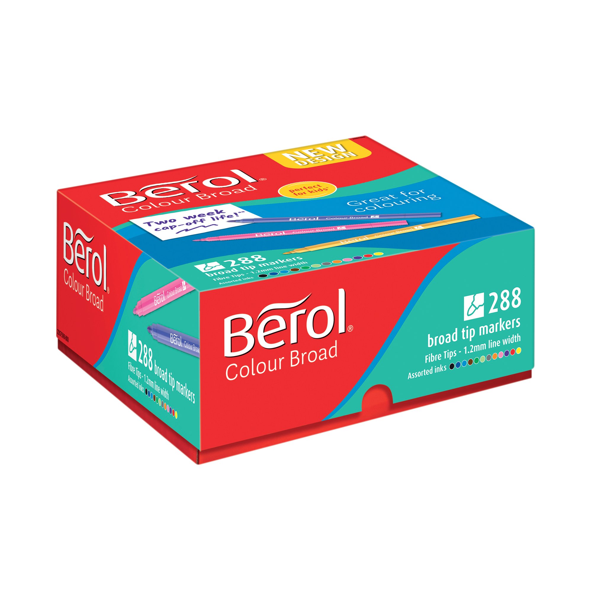 BEROL COLOUR BROAD CLASSPK AST PK288