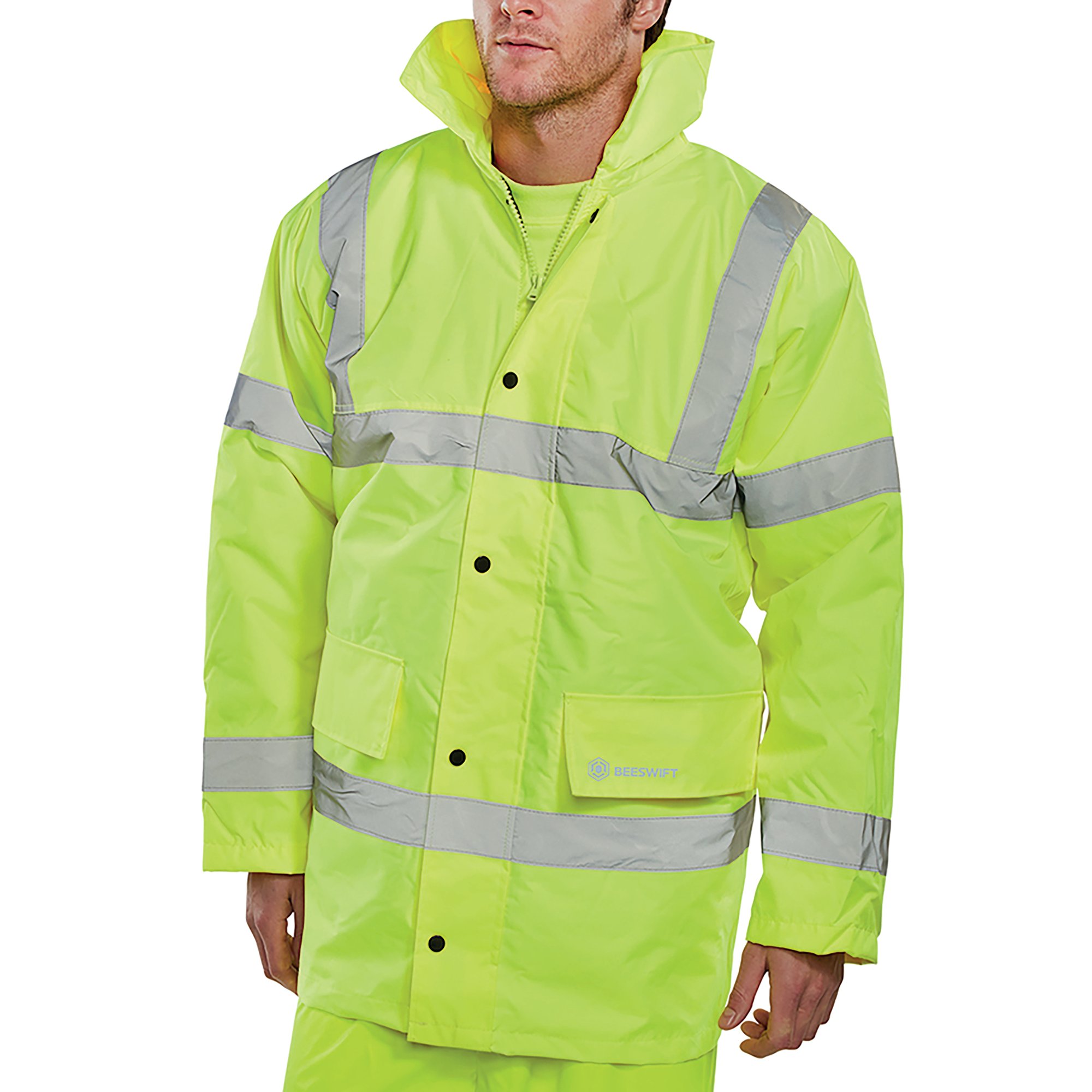 CONSTRUCTOR HI VIS JACKET SYLW 2XL
