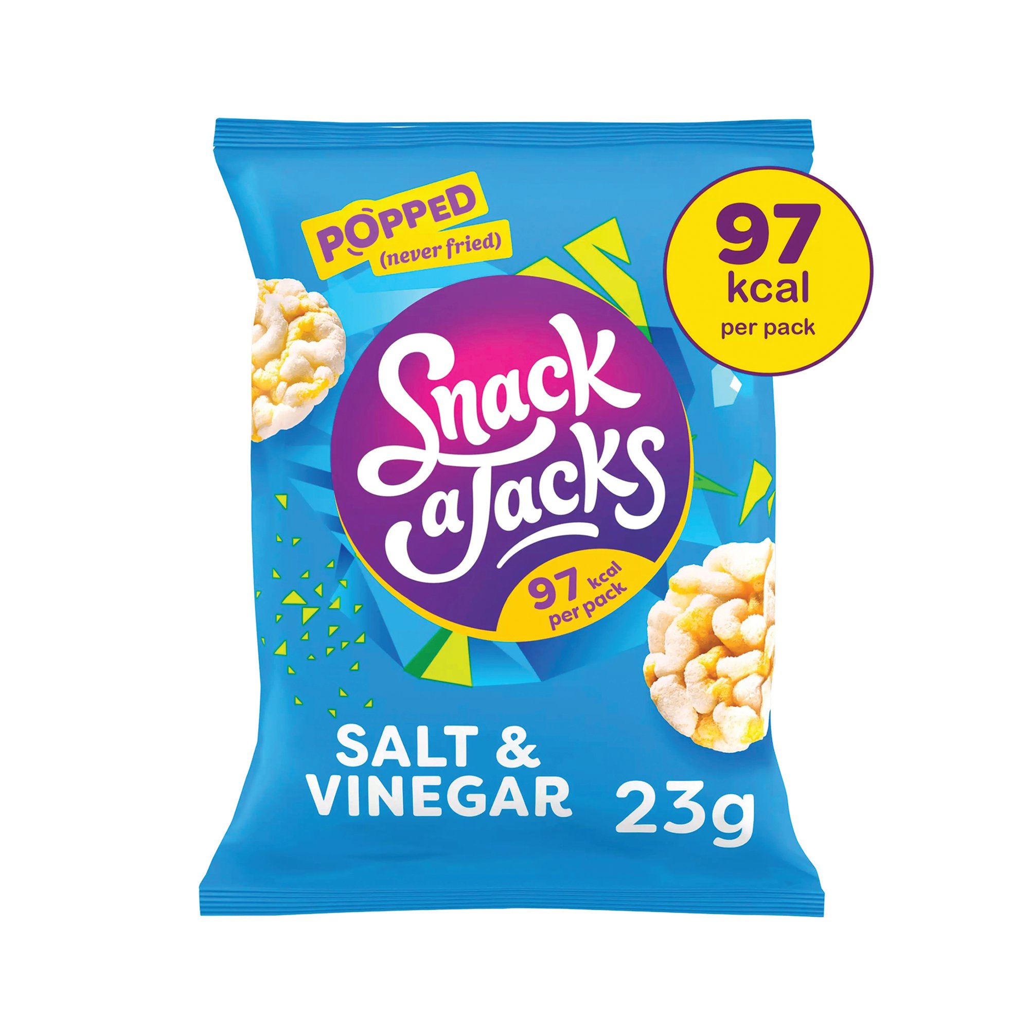 SNACK A JACKS SALT/VINEGAR 23G PK24