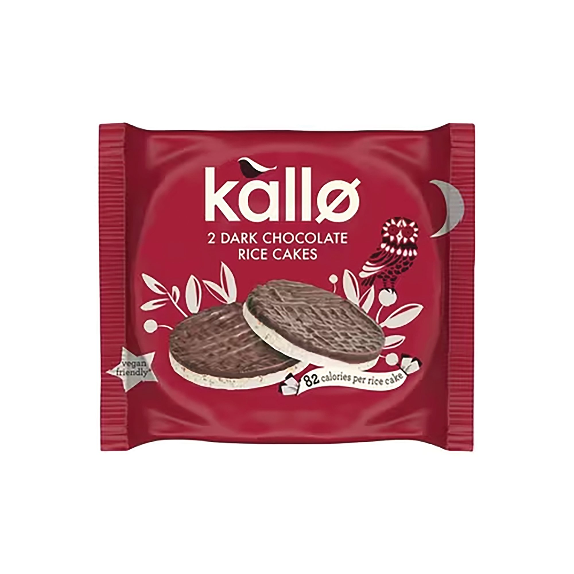 KALLO DARK CHOC RICE CAKE 33G PK30