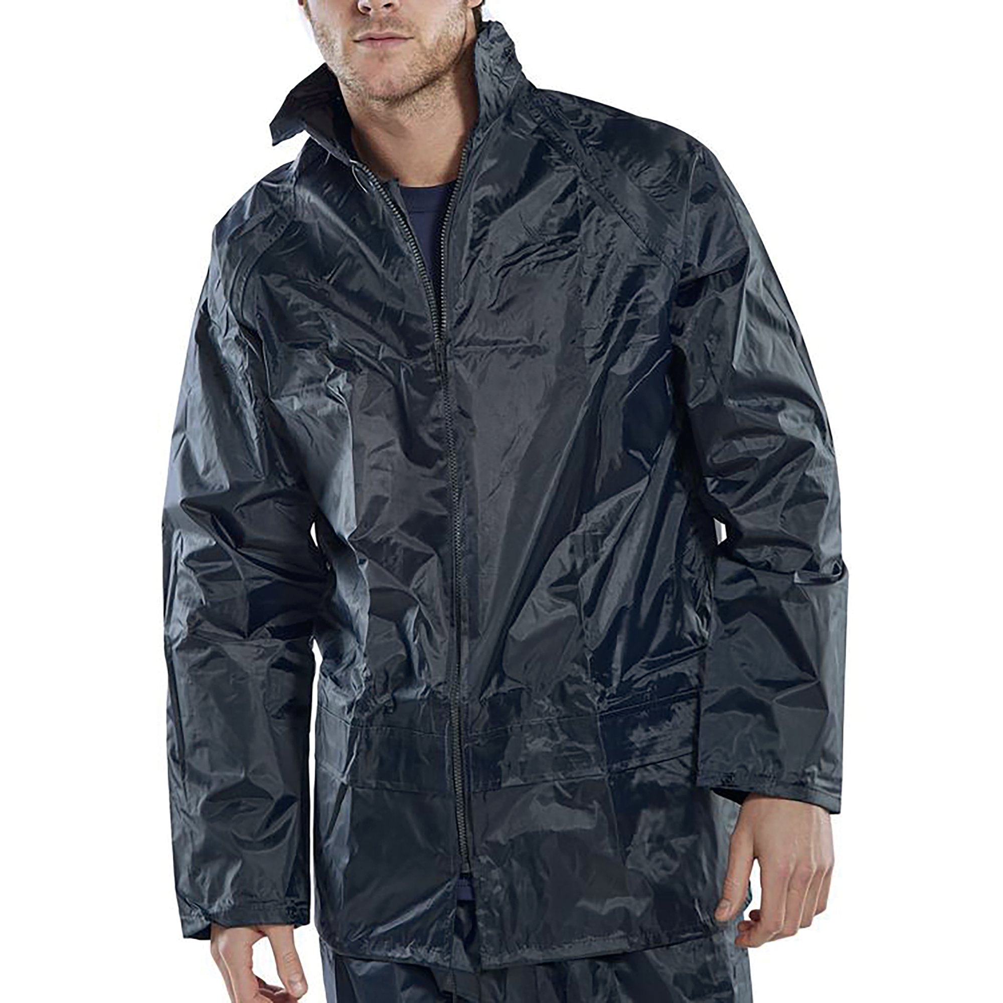 NYLON B-DRI JACKET NAVY BLUE S
