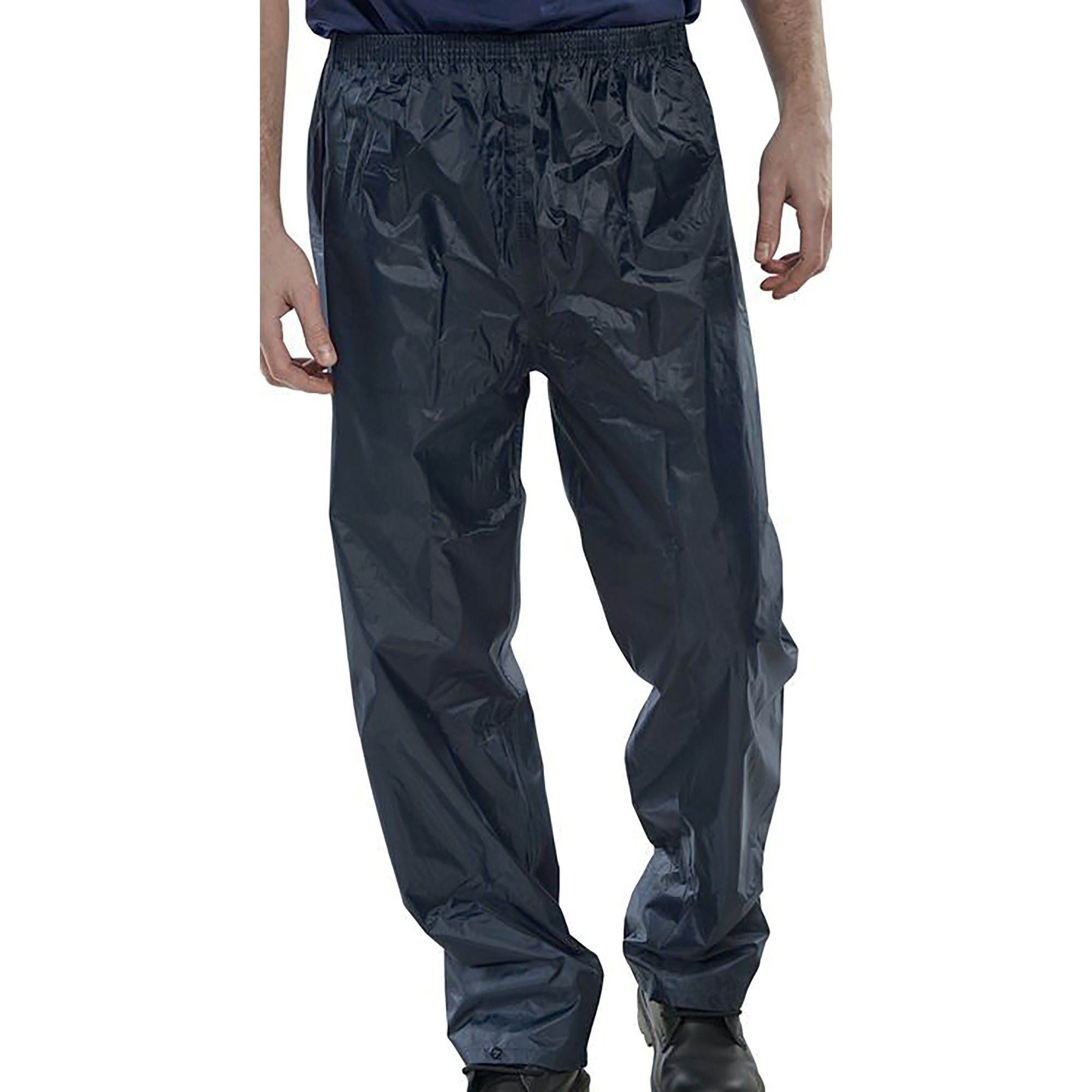 NYLON B-DRI TROUSERS NVY BLU 2XL
