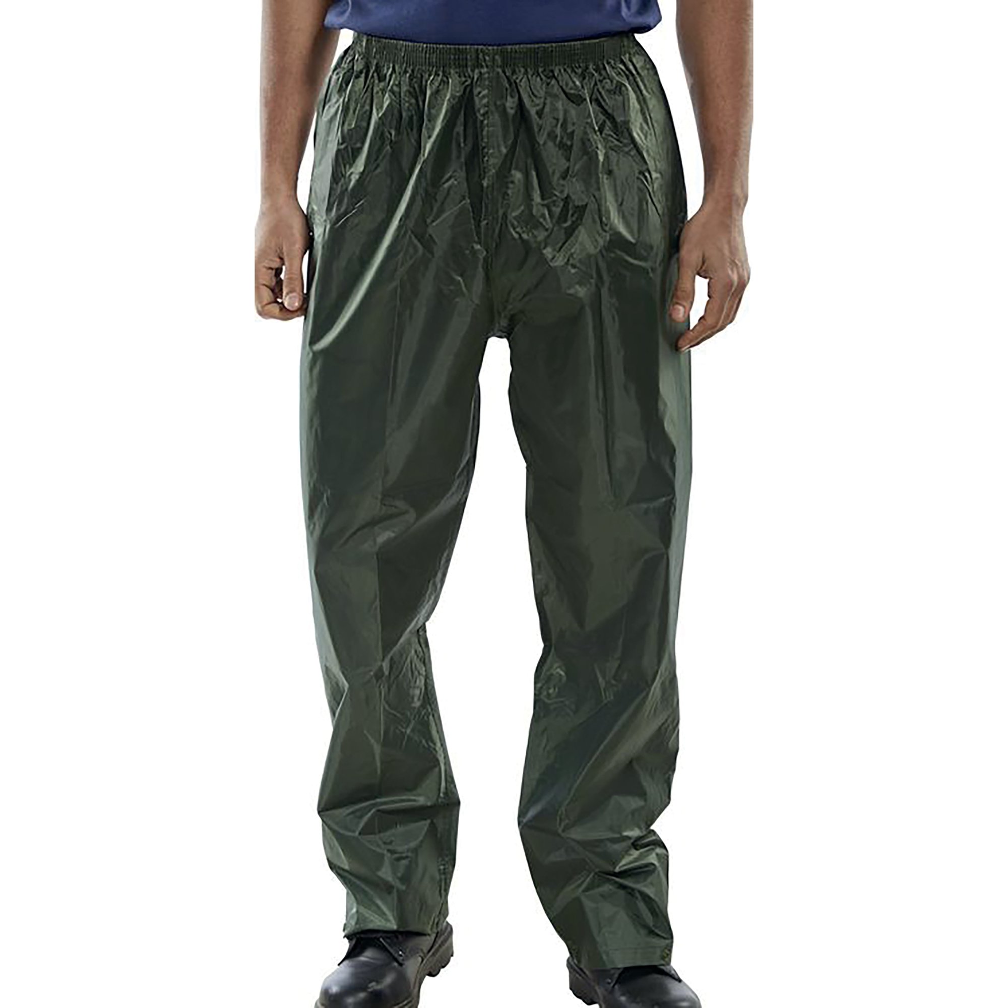 NYLON B-DRI TROUSERS OGREEN XL
