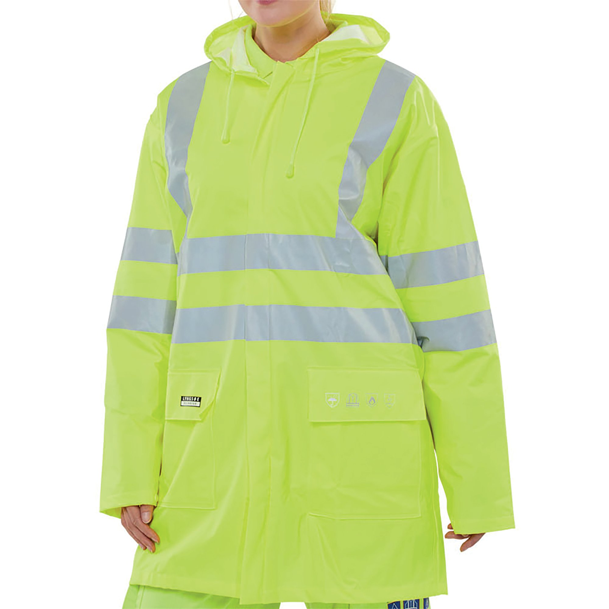 FR HI VIS JACKET SATURN YELLOW 2XL