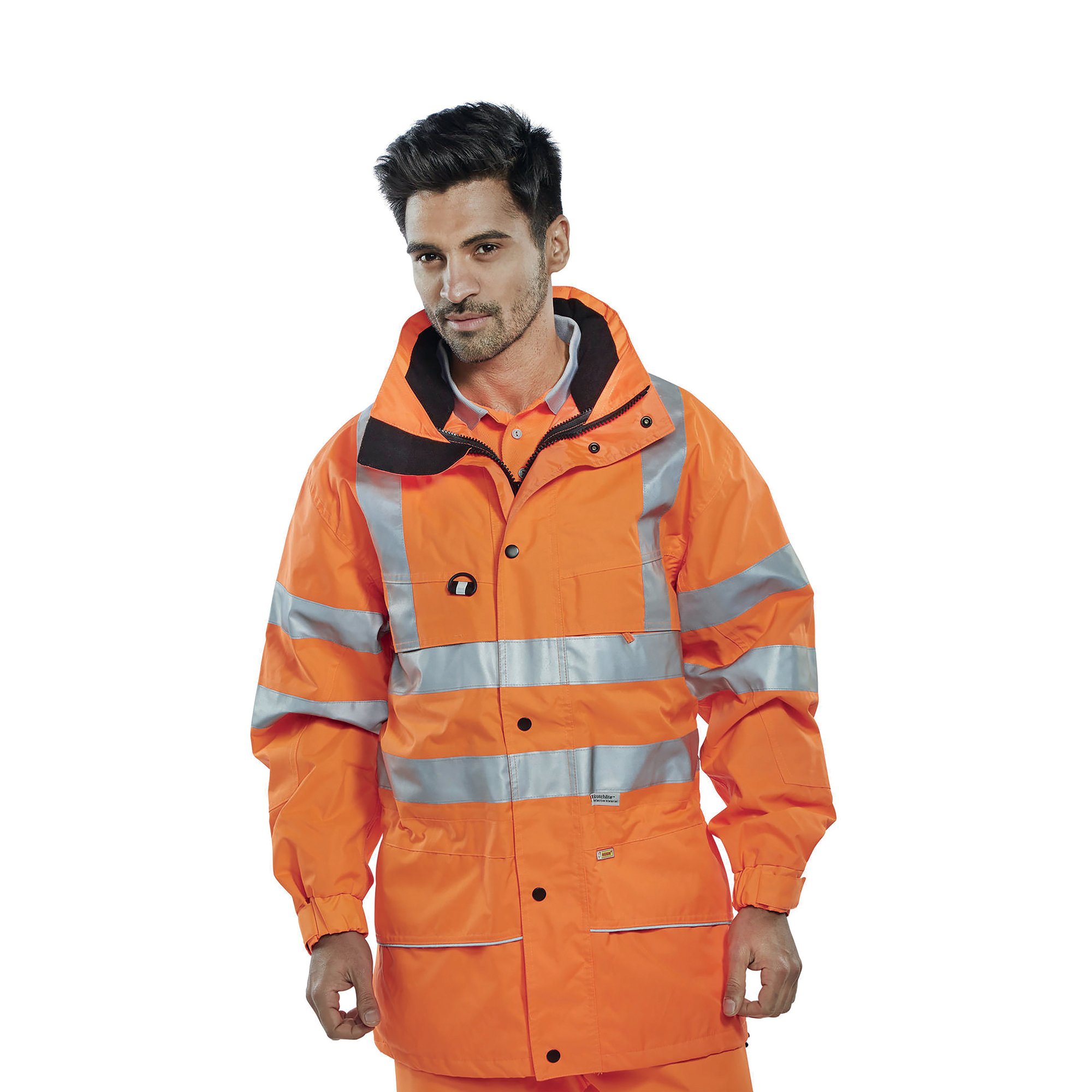 HI VIS CARNOUSTIE JACKET ORANGE XL
