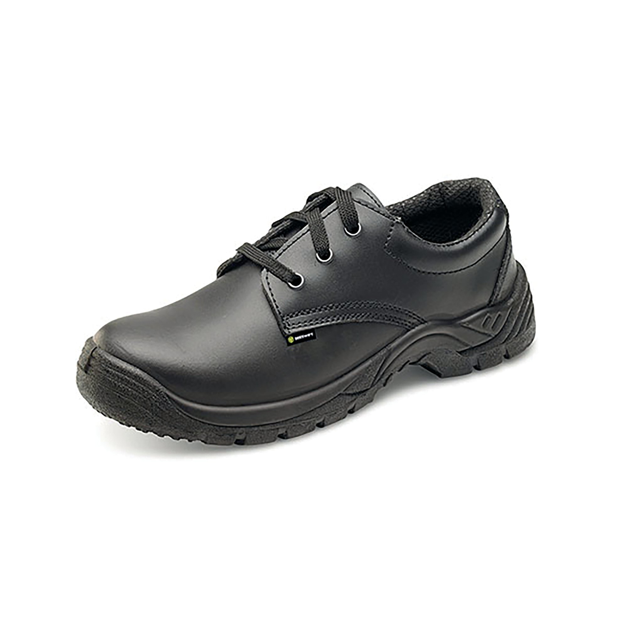 CLICK SMOOTH LTHR S1 SHOE 1PR BLK 9