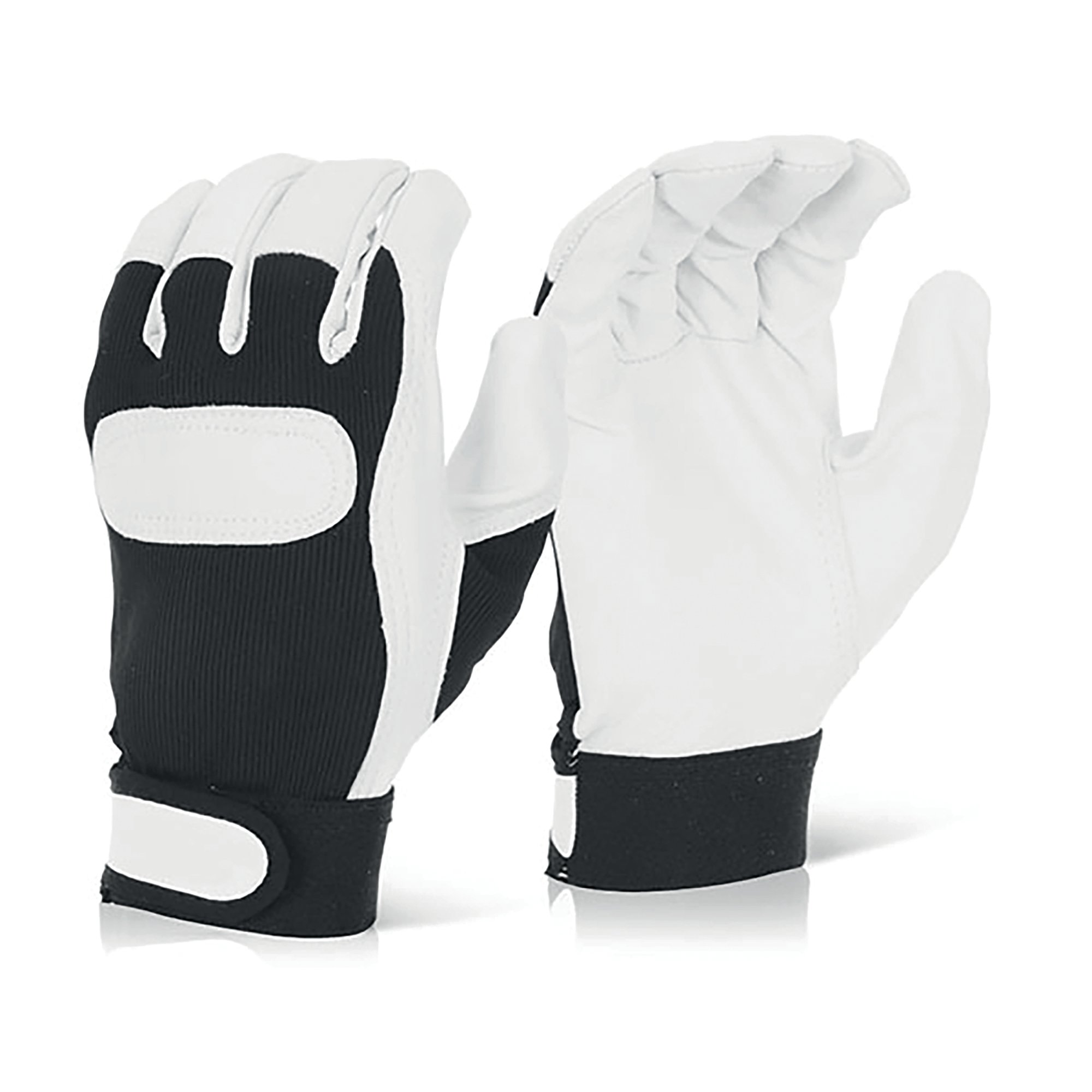 BEESWIFT DRIVERS GLOVES BLK/WHT M
