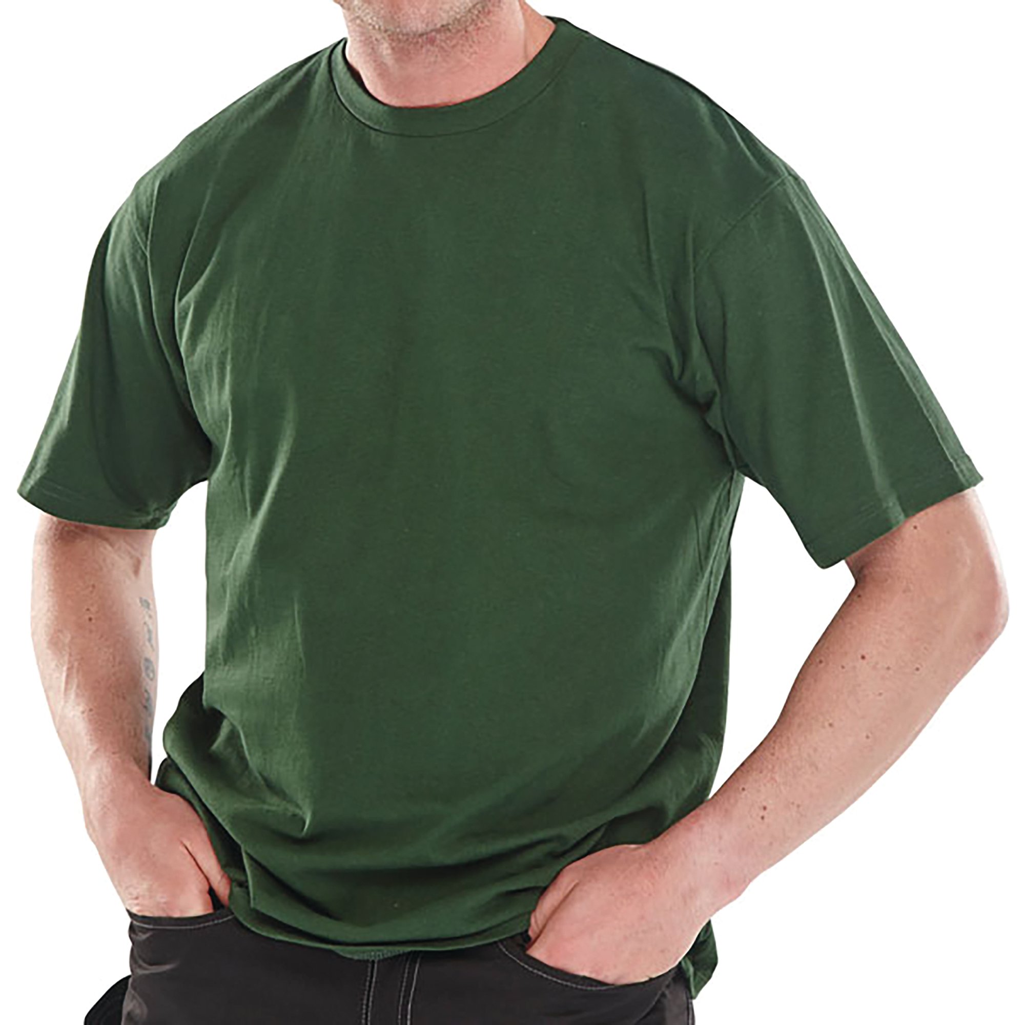 CLICK HWT T-SHIRT BOTTLE GREEN M