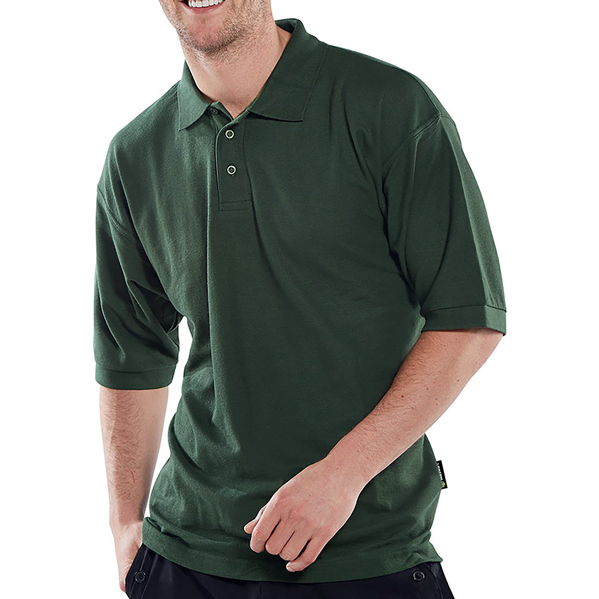 CLICK SHORT SLEEVE POLO BT GRN 3XL