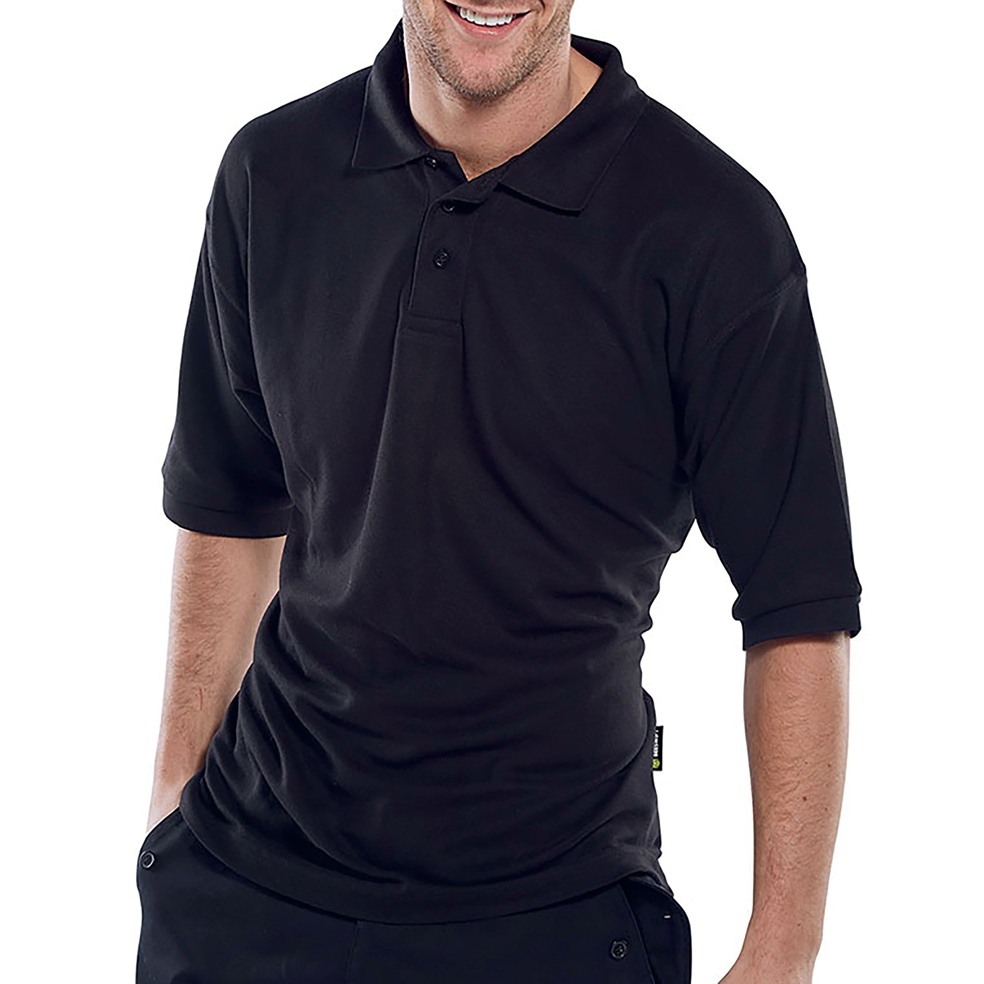 BEESWIFT CLICK POLO SHIRT BLACK M