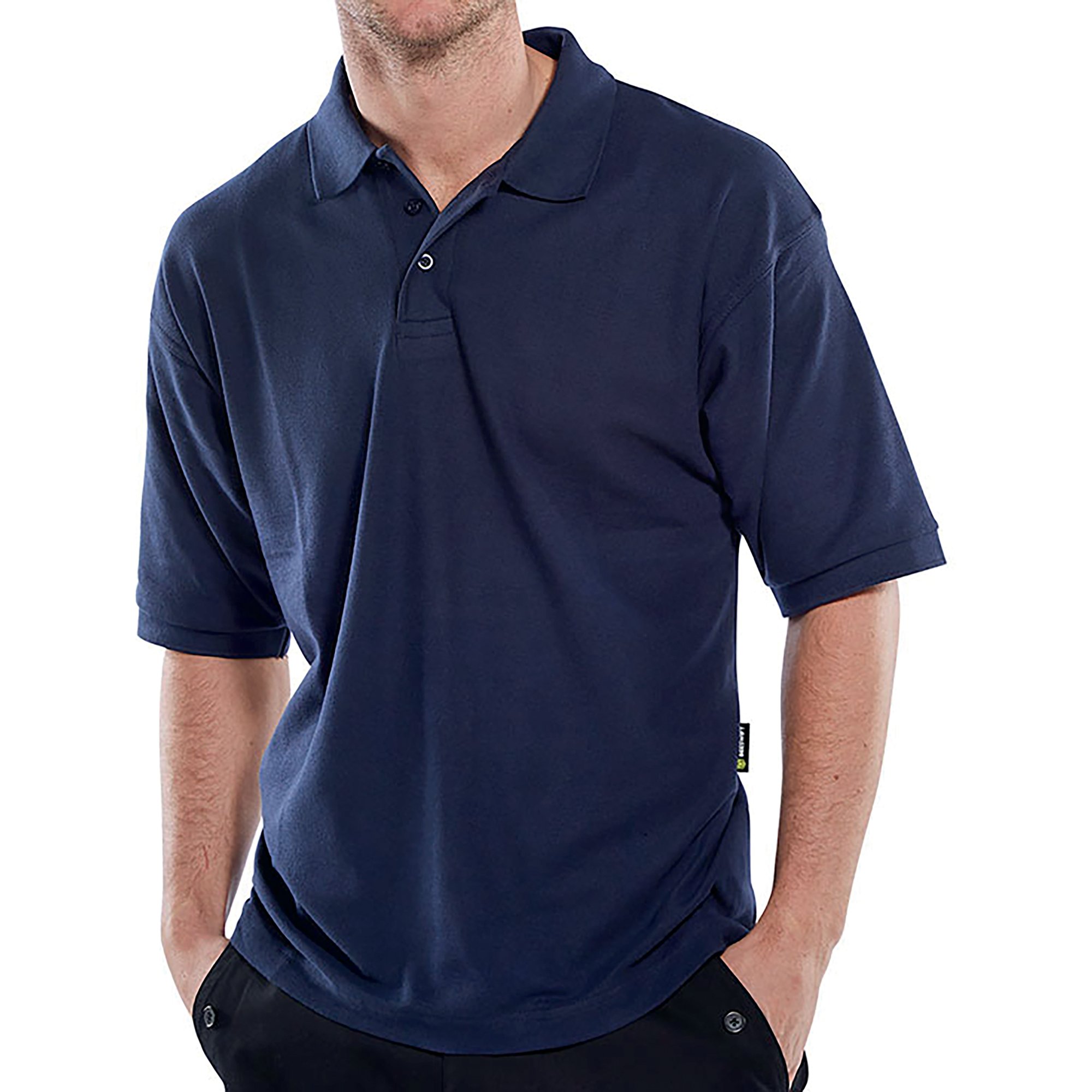BEESWIFT CLICK POLO SHIRT NAVY 3XL
