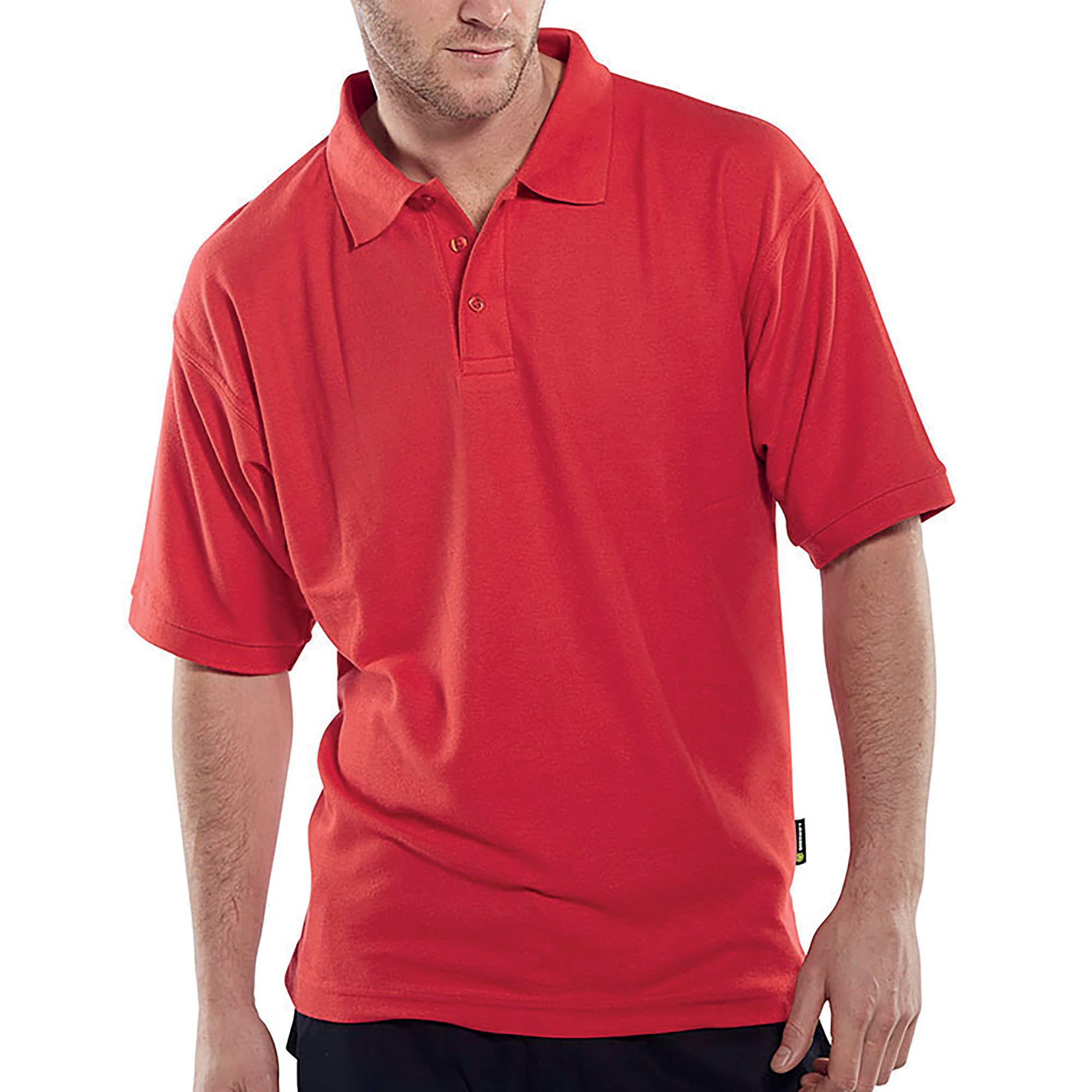 CLICK SHORT SLEEVE POLO RED 2XL