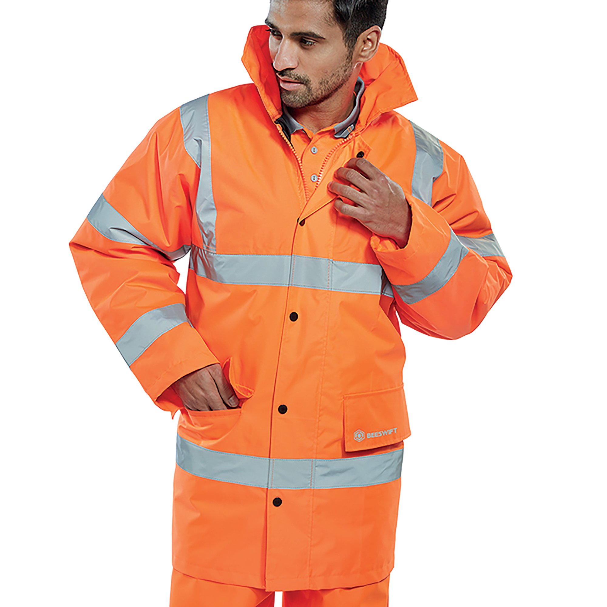 CONSTRUCTOR HI VIS JACKET ORANGE L