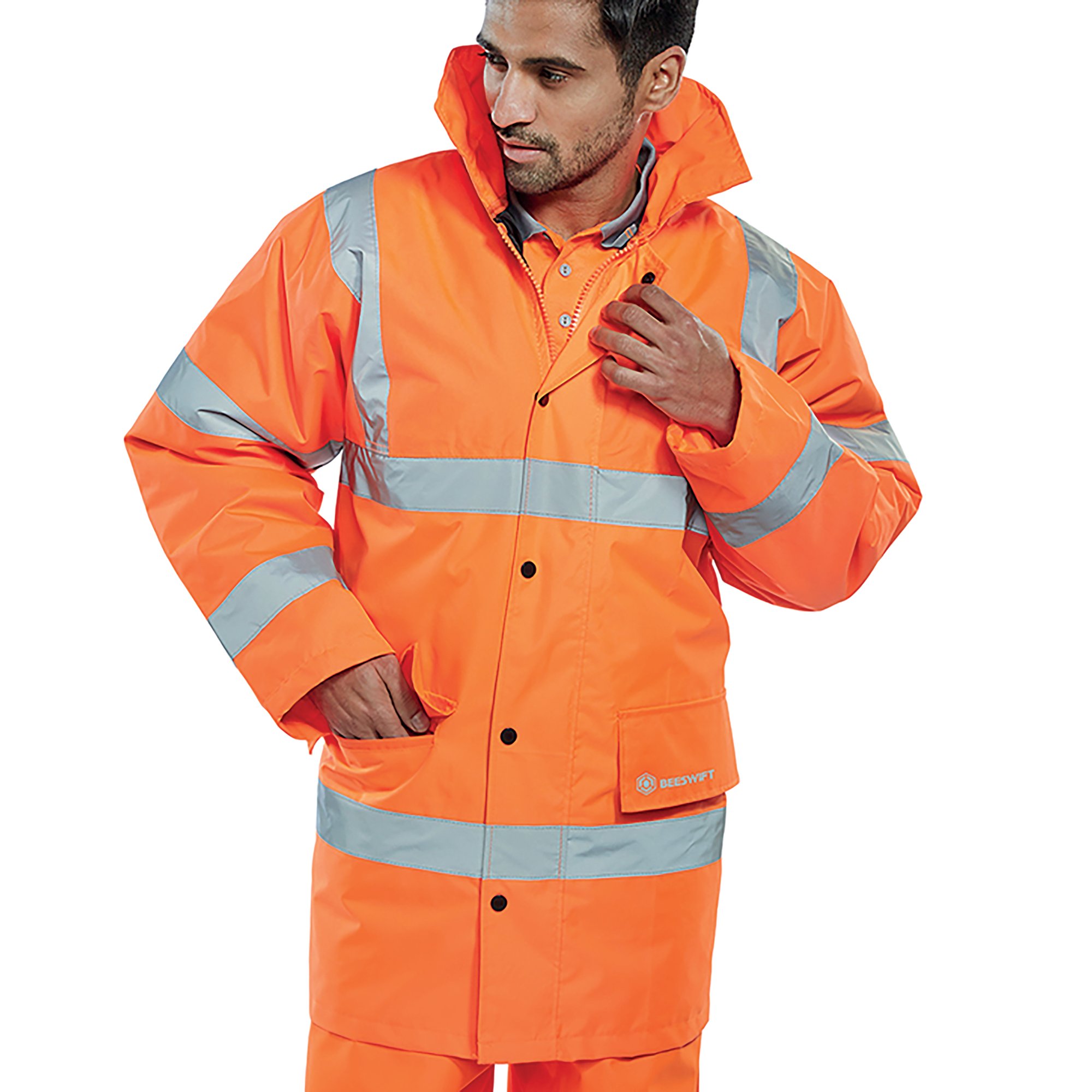 CONSTRUCTOR HI VIS JACKET ORANGE 3XL