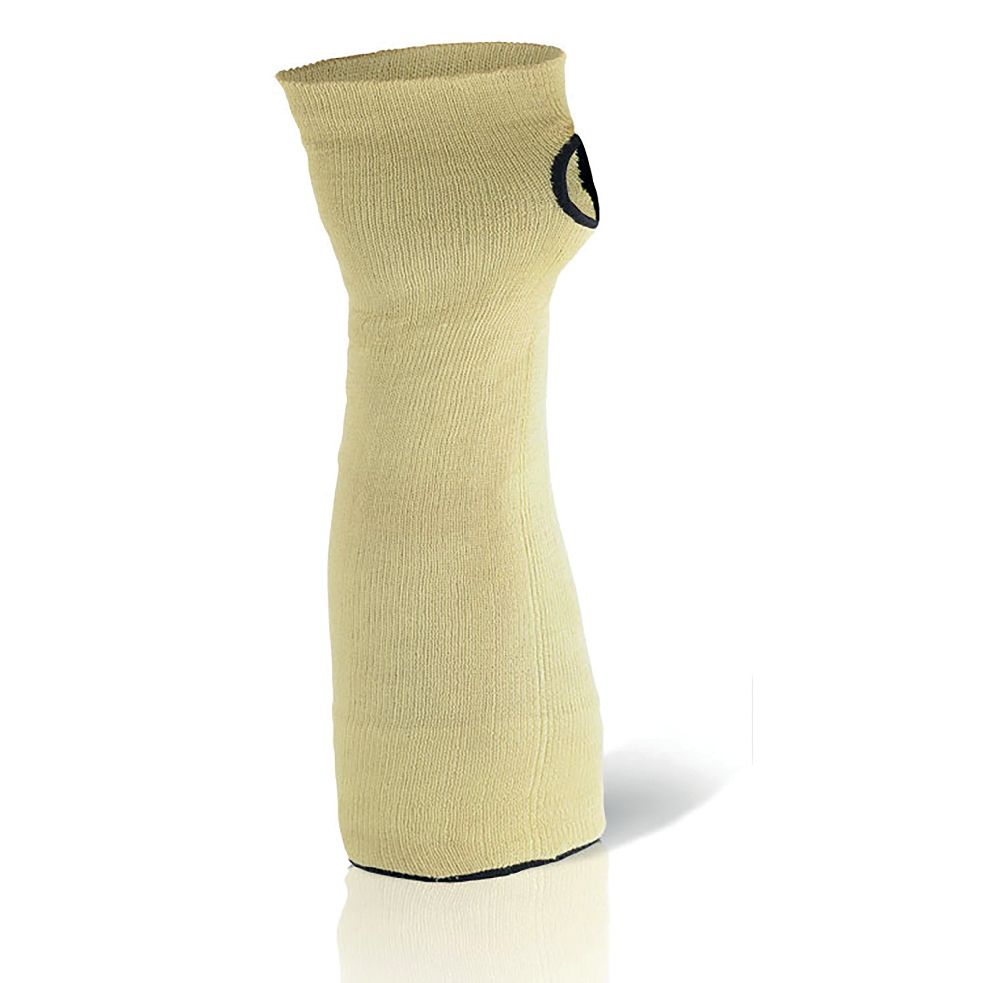 KEVLAR SLEEVE THUMBSLOT YELLOW 14IN
