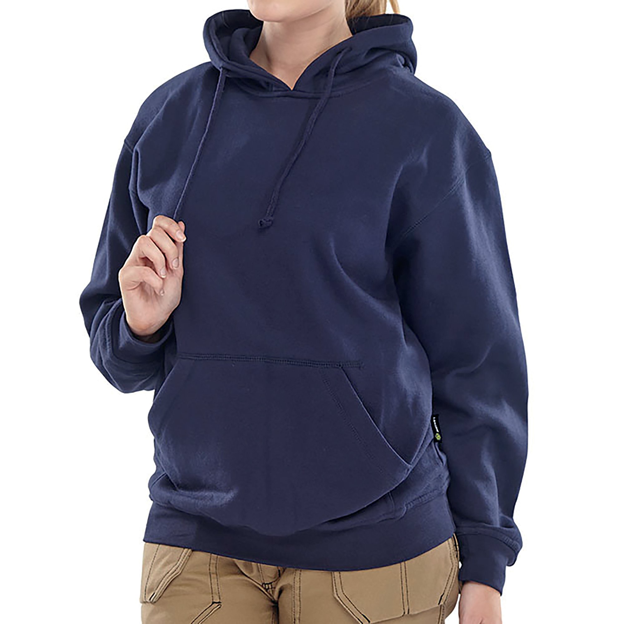 HOODED SWEATSHIRT NAVY BLUE S
