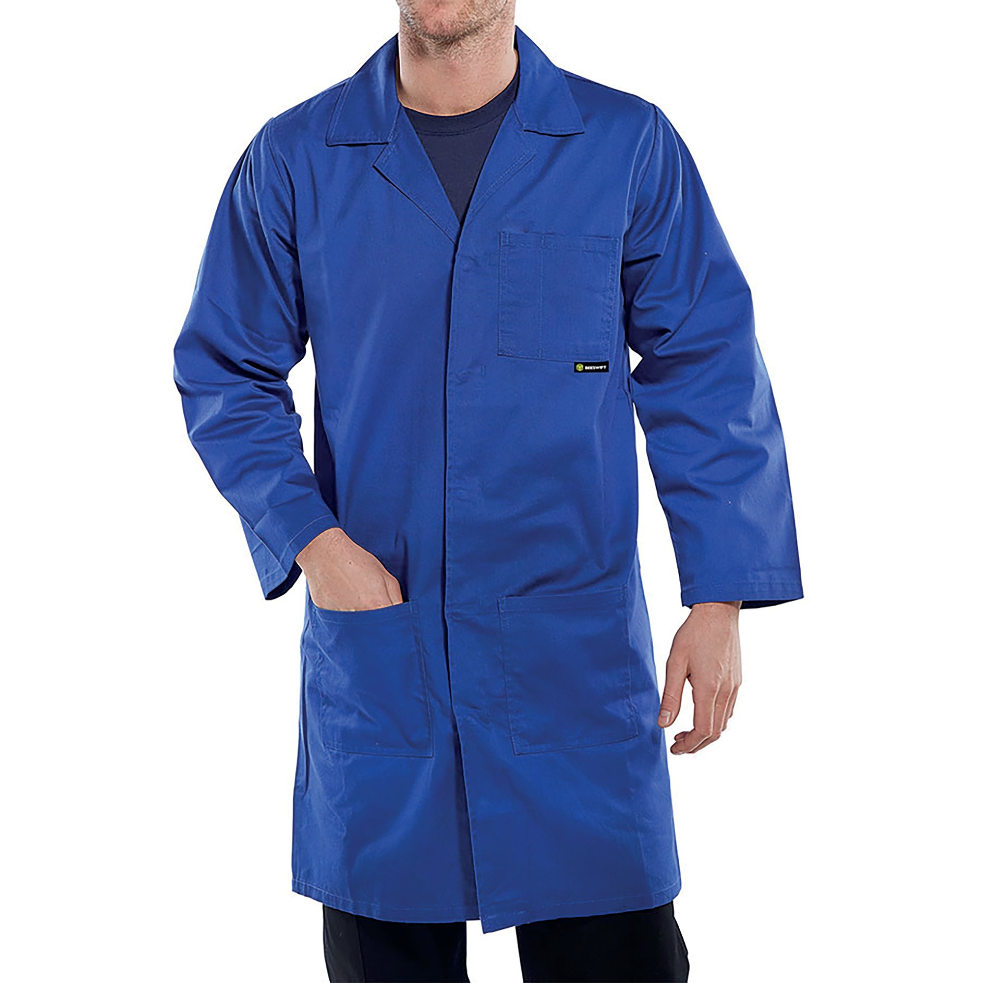 CLICK PC WAREHOUSE COAT ROYAL BLU 50
