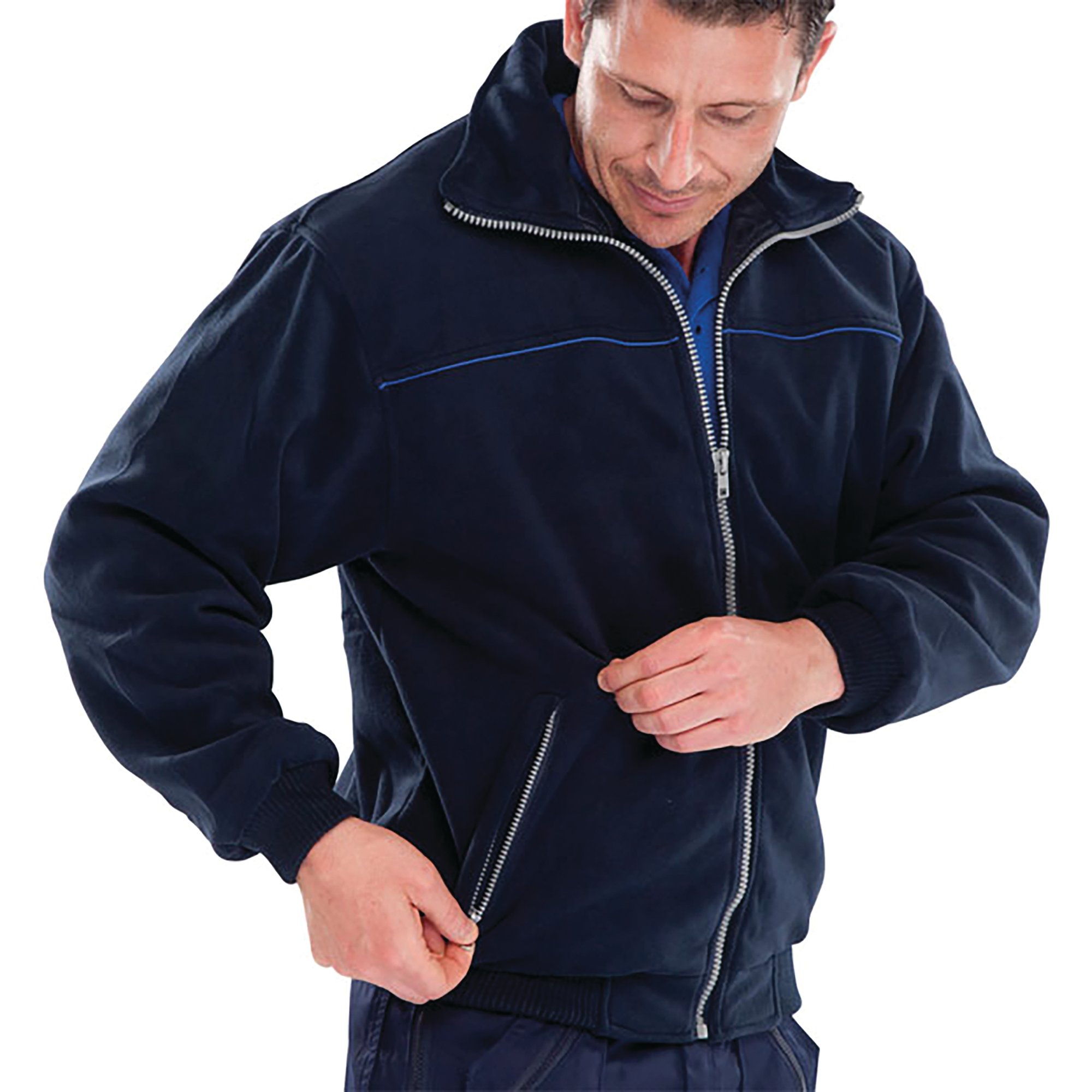 ENDEAVOR FLEECE NVY BLUE/RO BLUE L