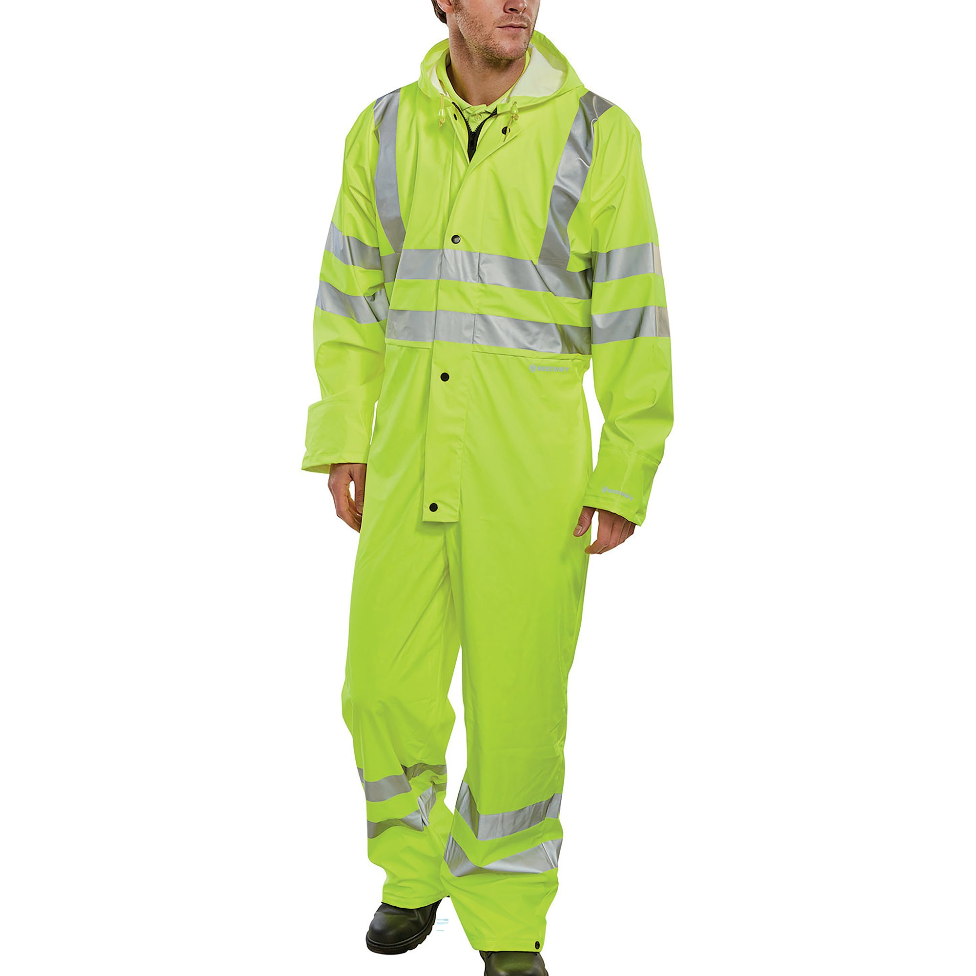 BEESWIFT B-DRI PU COVERALL SYLW 3XL