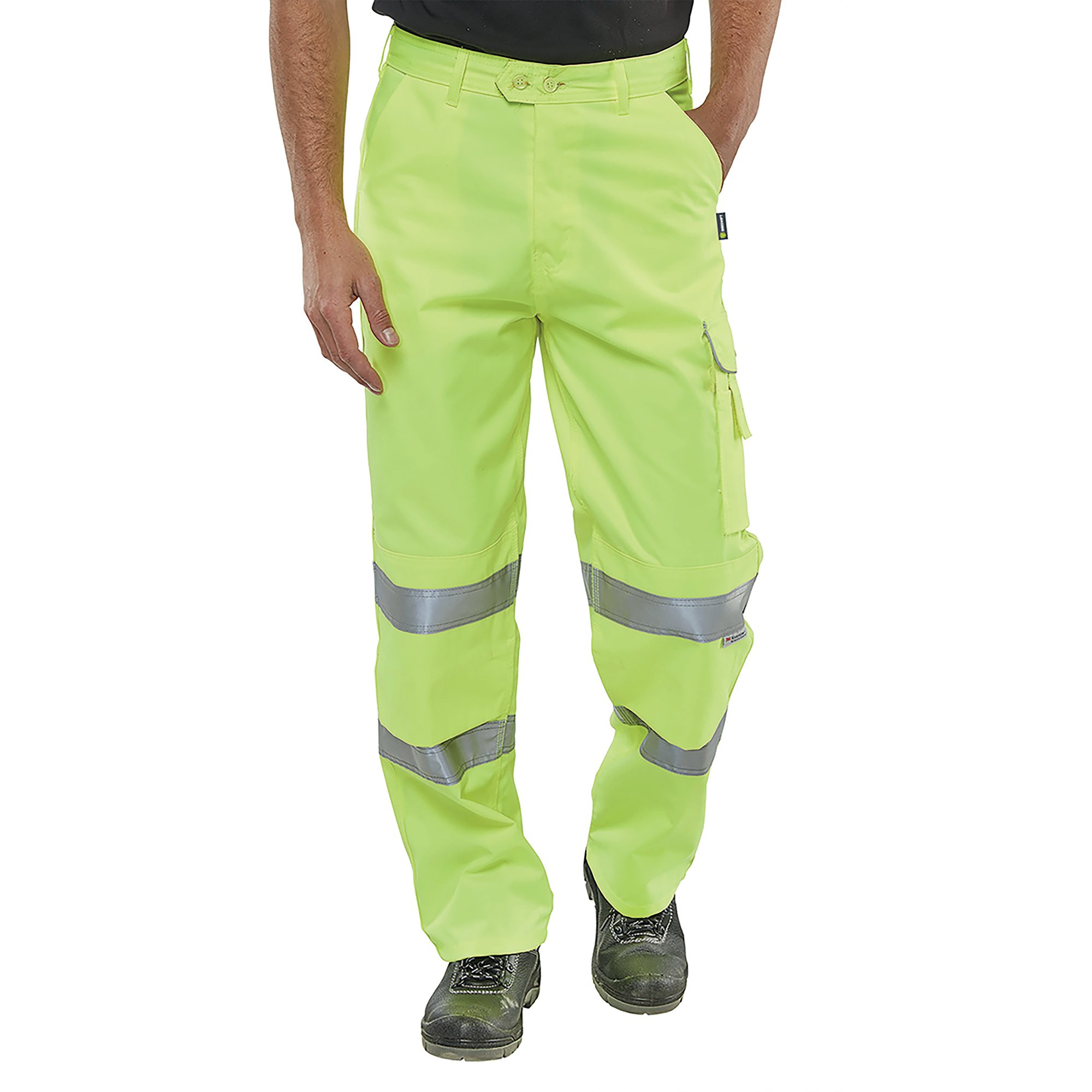 HI VIS POLYCOTTON TROUSERS SYLW 32