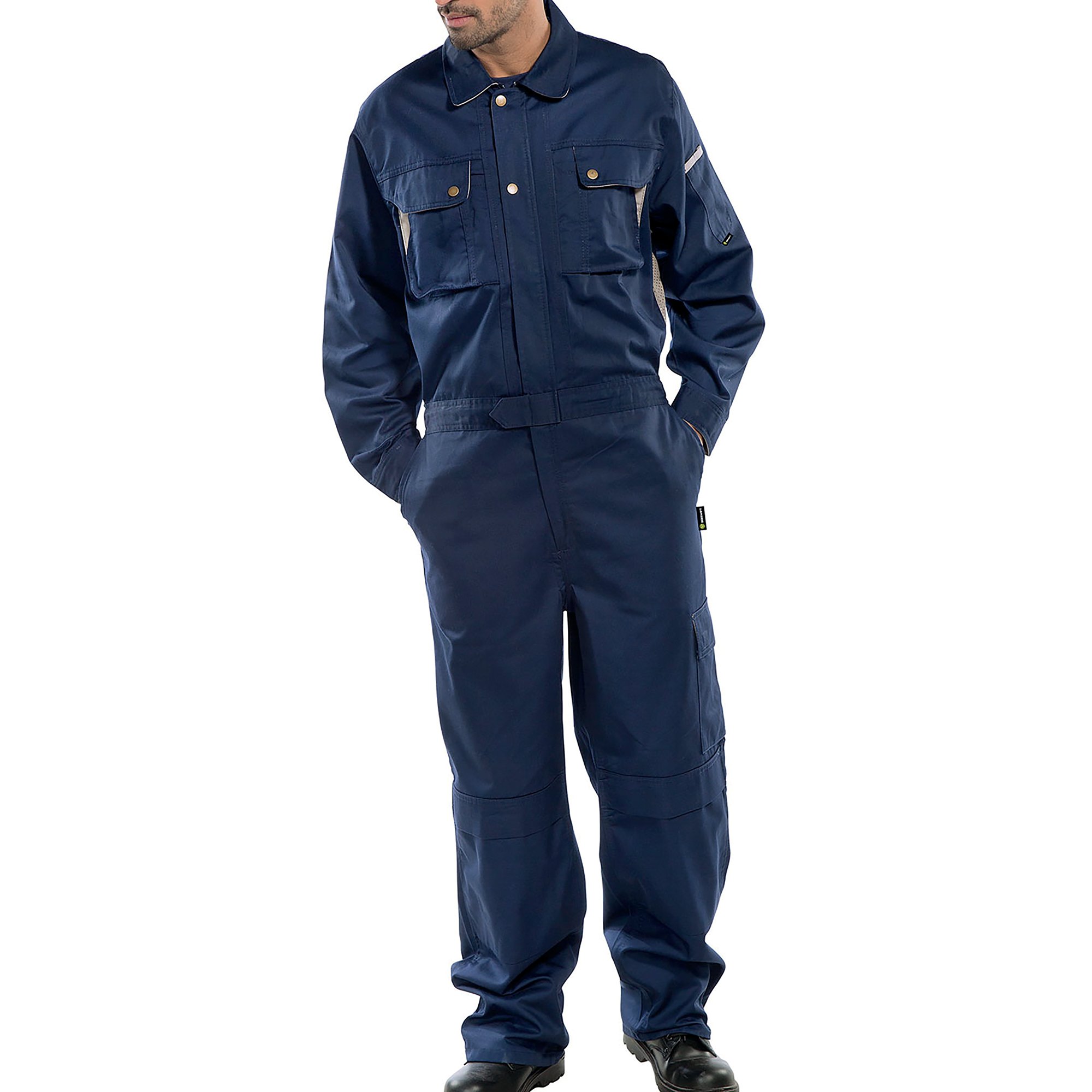 BEESWIFT CLICK PREM COVERALL NBLU 42